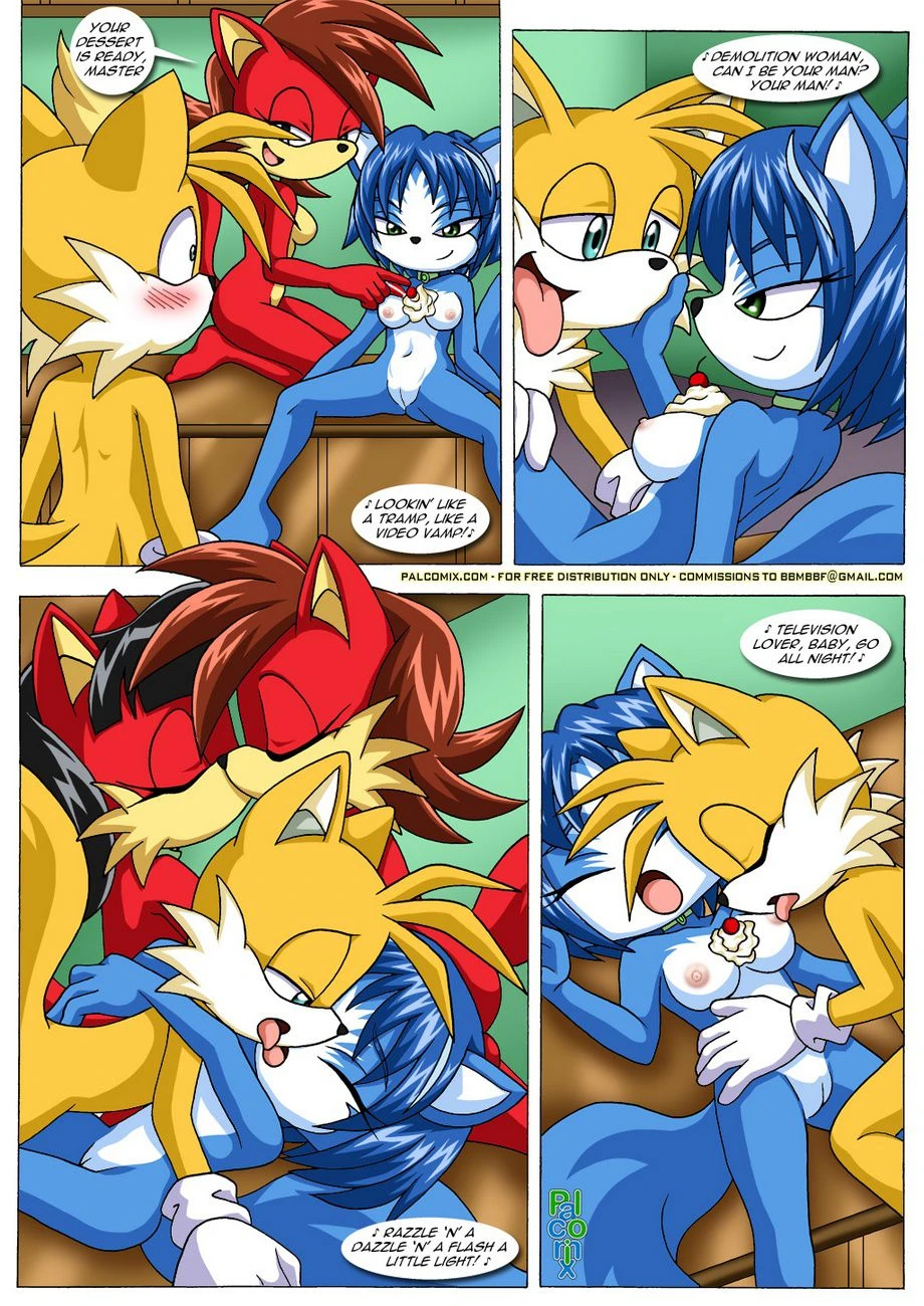 FoXXXes (Star Fox , Sonic the Hedgehog) [Palcomix] - 1 . FoXXXes - Chapter 1 (Star Fox , Sonic the Hedgehog) [Palcomix] - Page 34