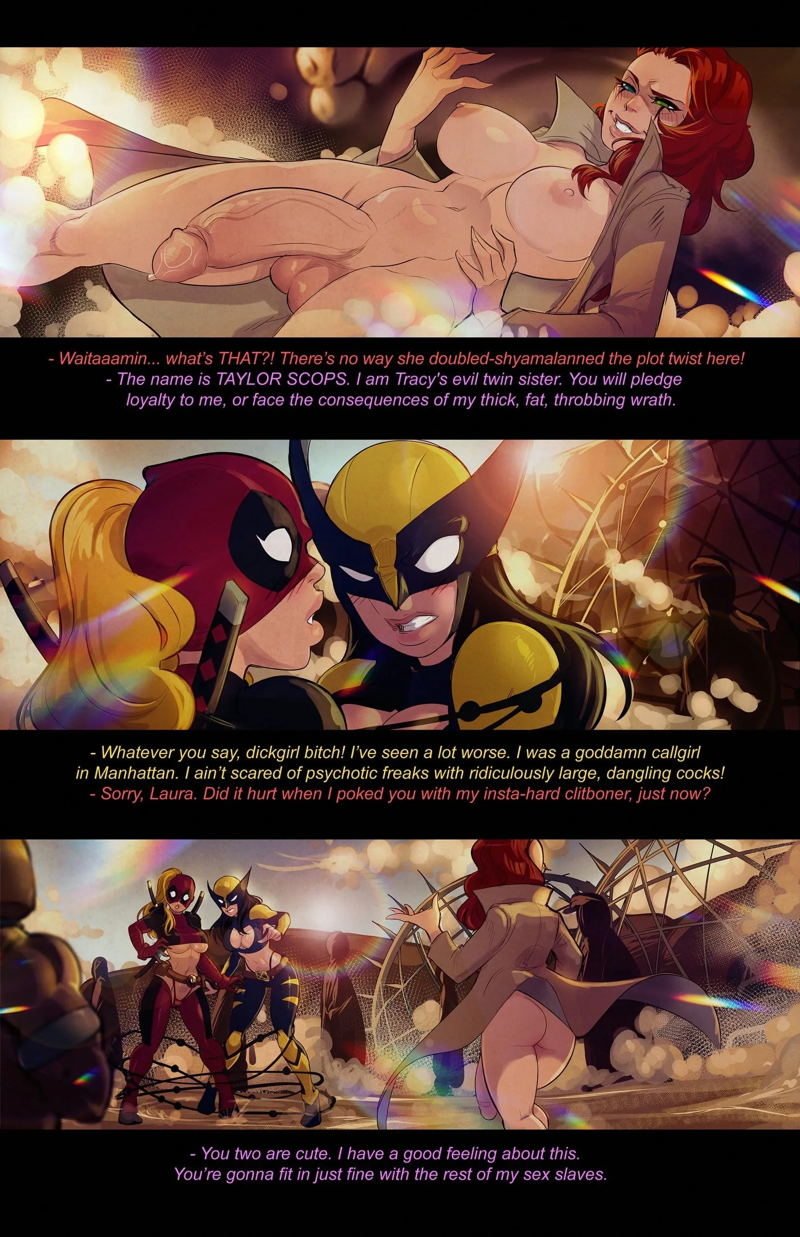 Lady Deadpool and Wolverine Lady [Tracy Scops] - 1 . Lady Deadpool and Wolverine Lady - Page 5