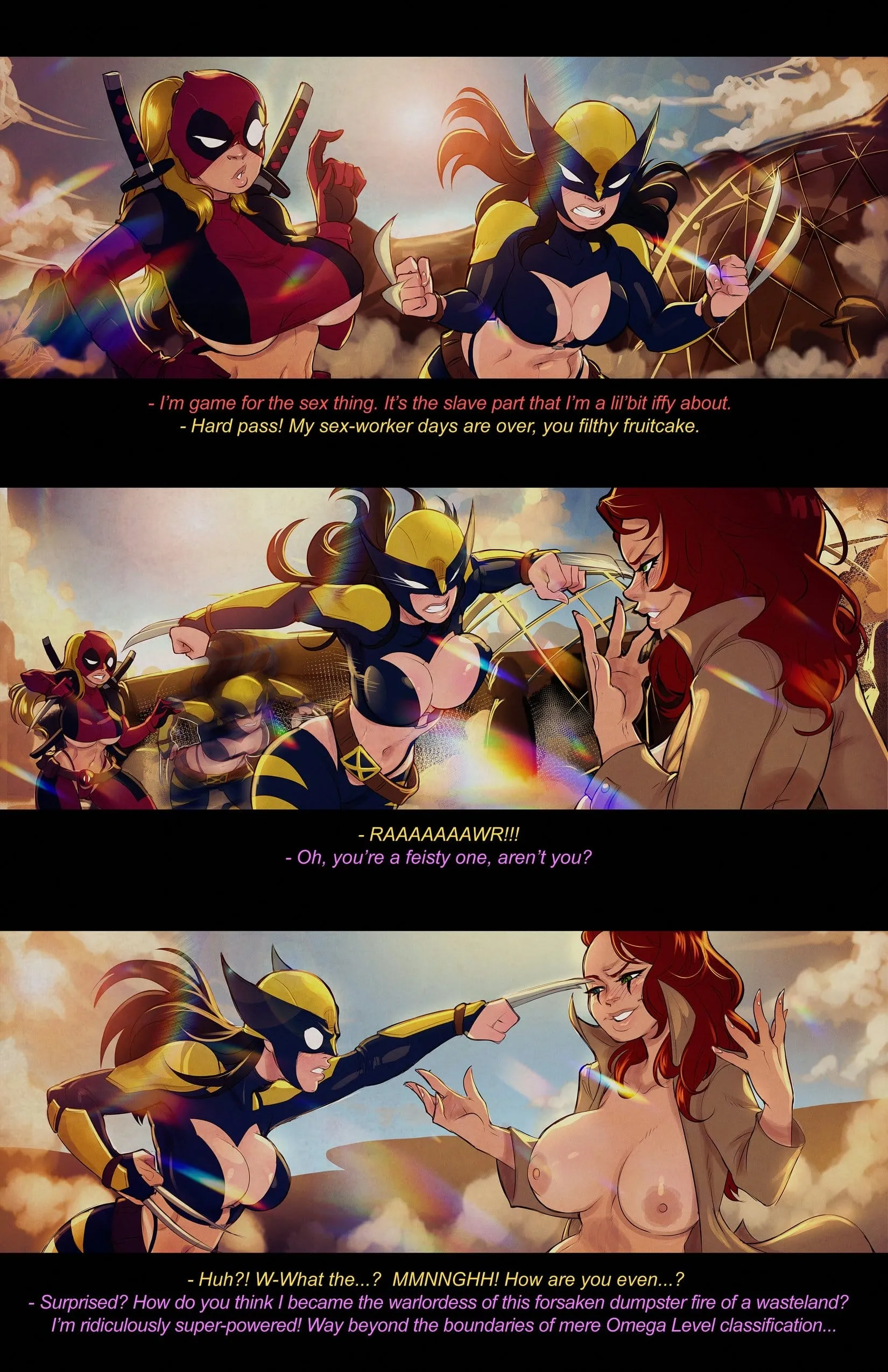 Lady Deadpool and Wolverine Lady [Tracy Scops] - 1 . Lady Deadpool and Wolverine Lady - Page 6
