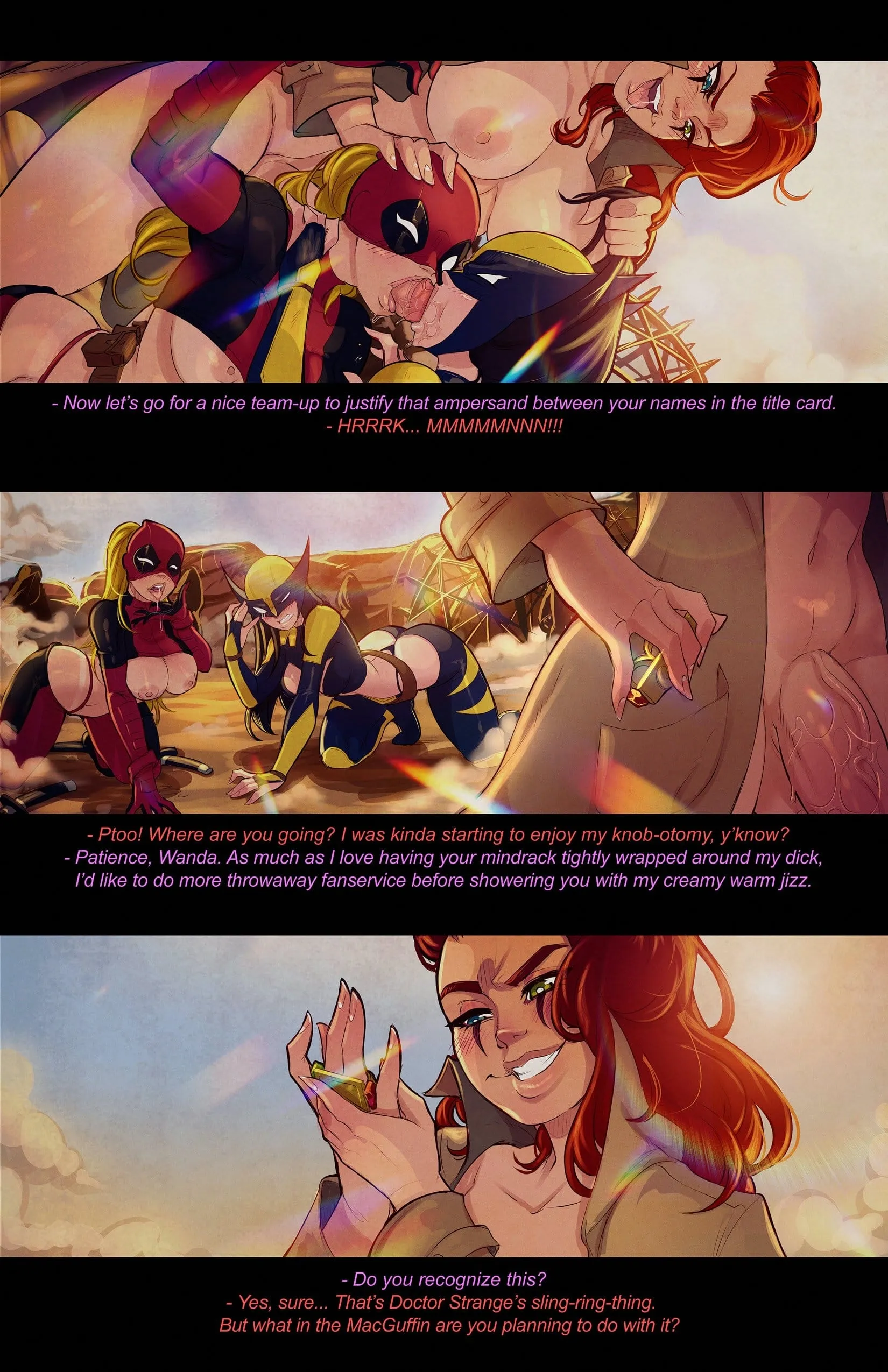 Lady Deadpool and Wolverine Lady [Tracy Scops] - 1 . Lady Deadpool and Wolverine Lady - Page 11