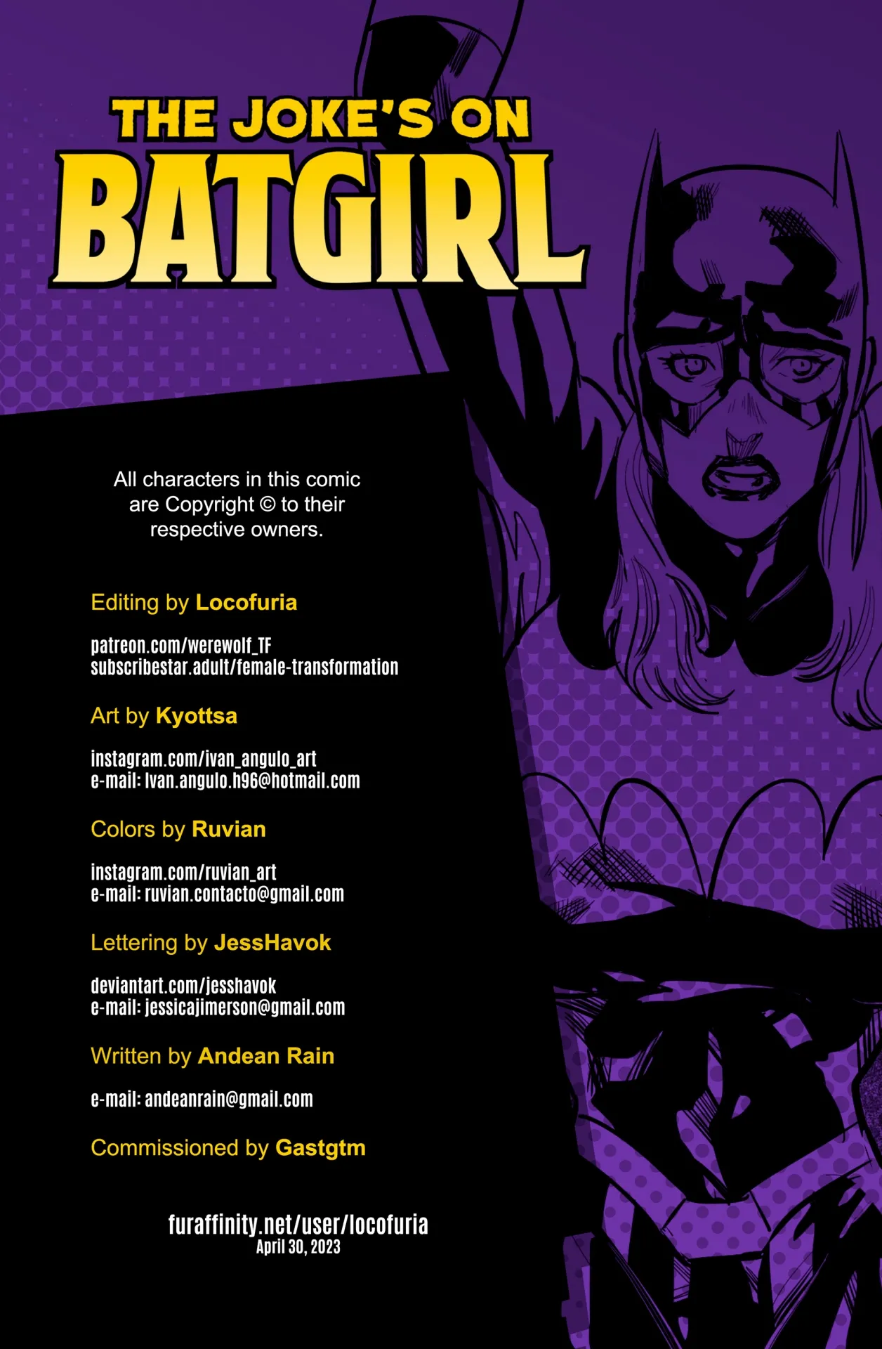 The joke’s on Batgirl [Locofuria] - The joke's on Batgirl - Page 3