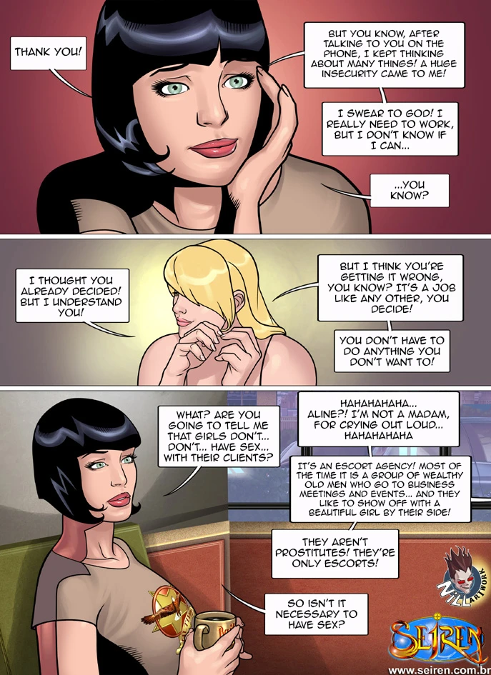 Aline [Seiren] - 2.1 . Aline - Chapter 2 - Part 1 [Seiren] - Page 4