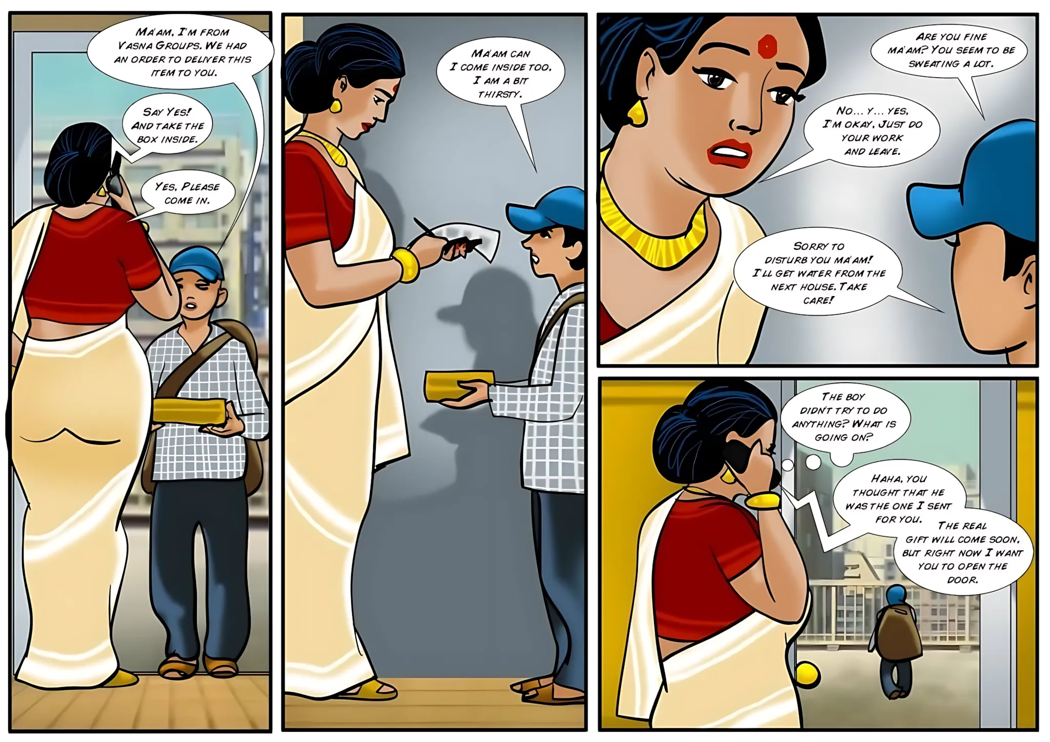 Velamma All Episodes Comics - 16 . Velamma - Episode 16 - Unwanted Gifts - Page 8