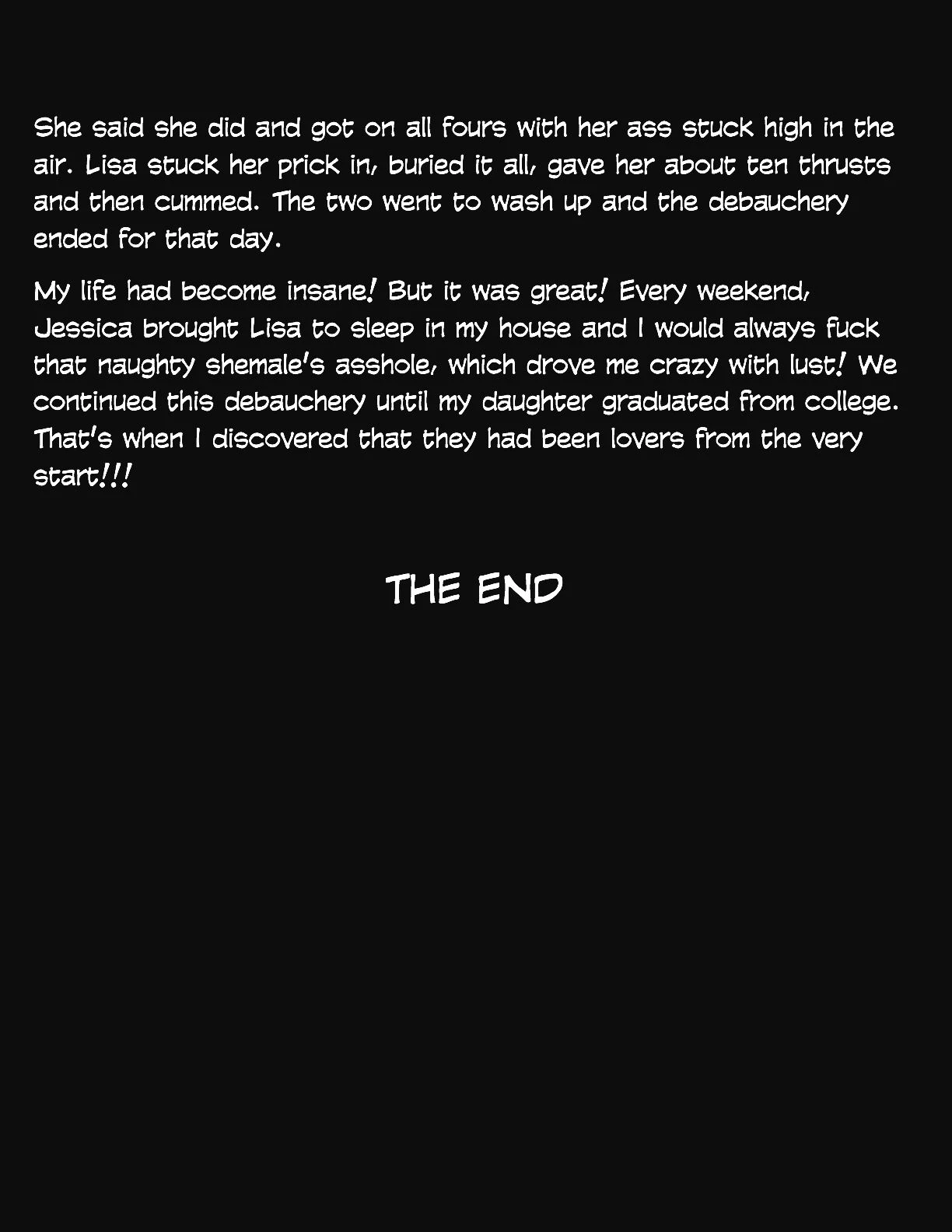 Animated Tales [WC | TF] - MY DAUGHTER AND HER SHEMALE FRIEND - Page 11