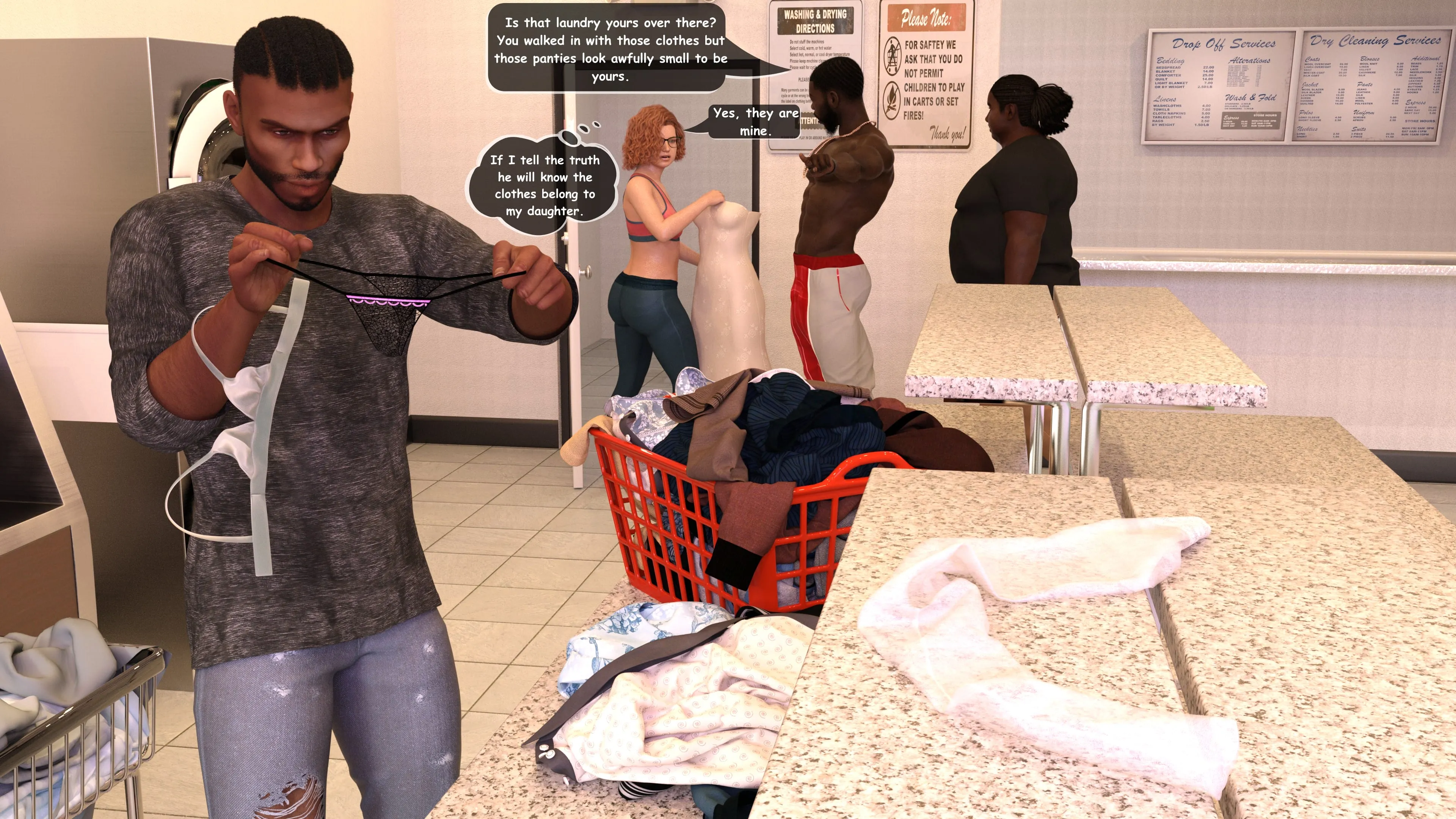 Laundry Day [Mature3DComics] - 1 . Laundry Day - Chapter 1 - Page 5
