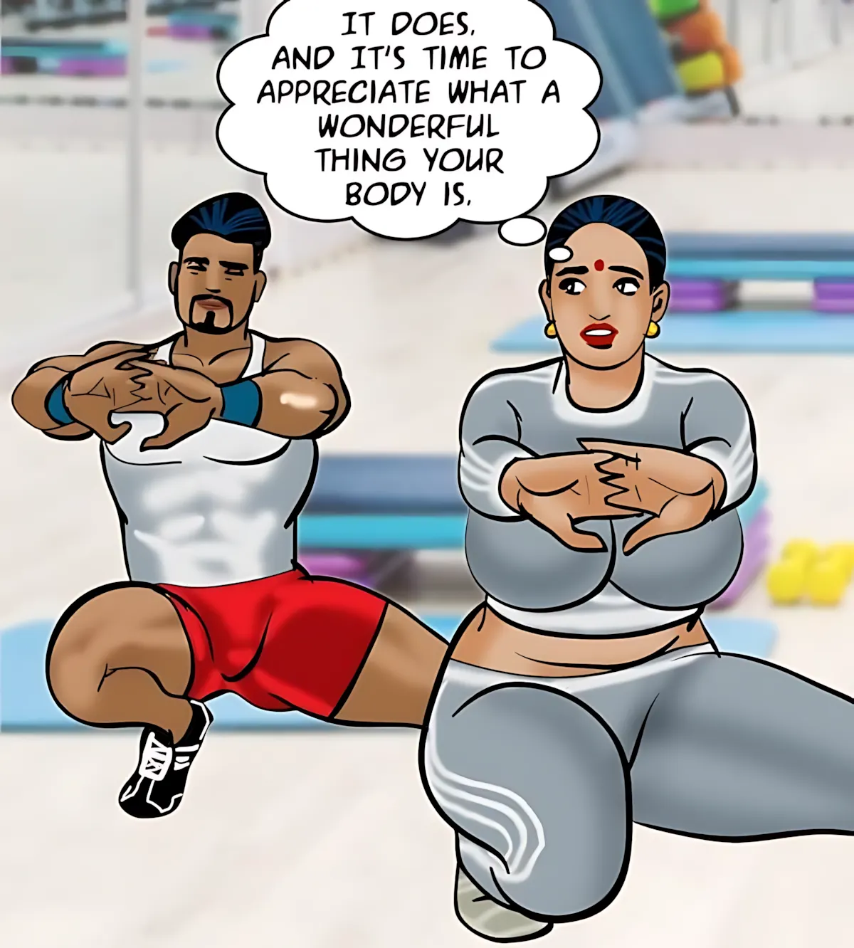Velamma All Episodes Comics - 75 . Velamma - Episode 75 - Sexercise - Page 74