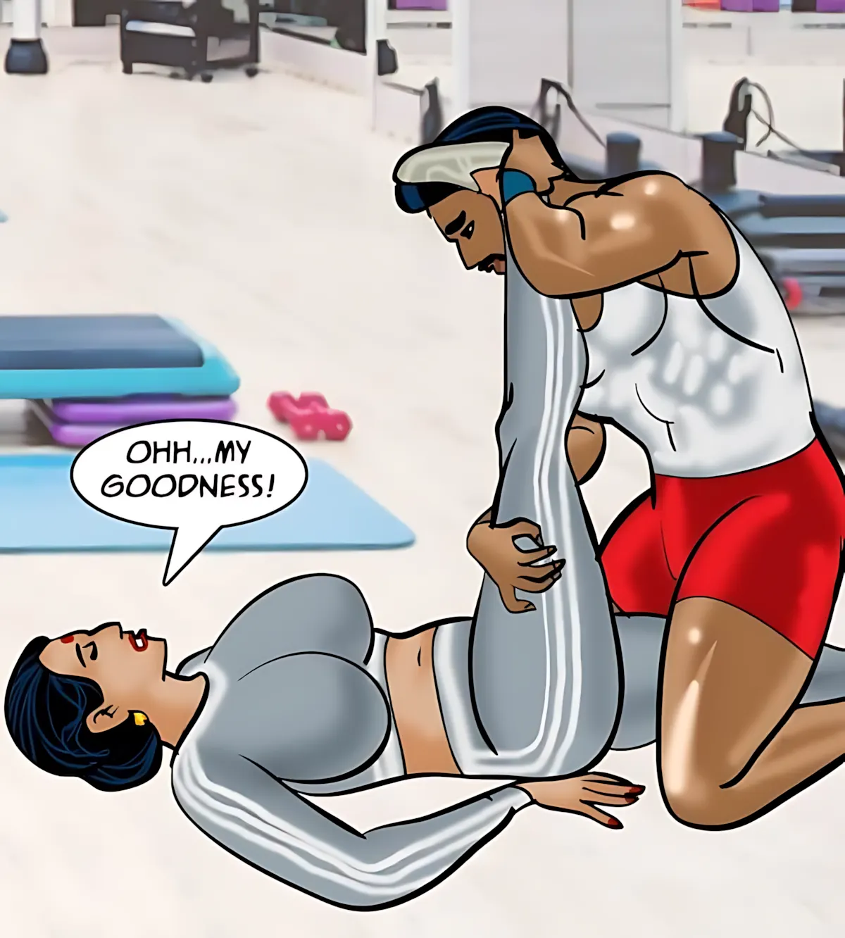 Velamma All Episodes Comics - 75 . Velamma - Episode 75 - Sexercise - Page 75