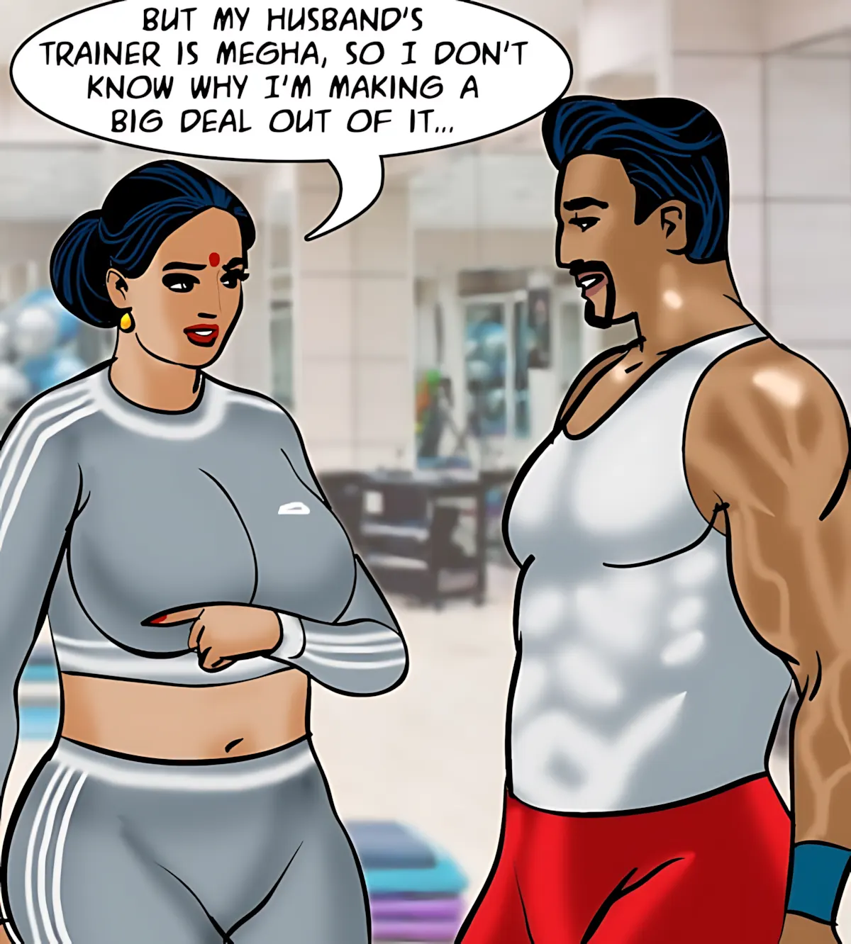 Velamma All Episodes Comics - 75 . Velamma - Episode 75 - Sexercise - Page 77