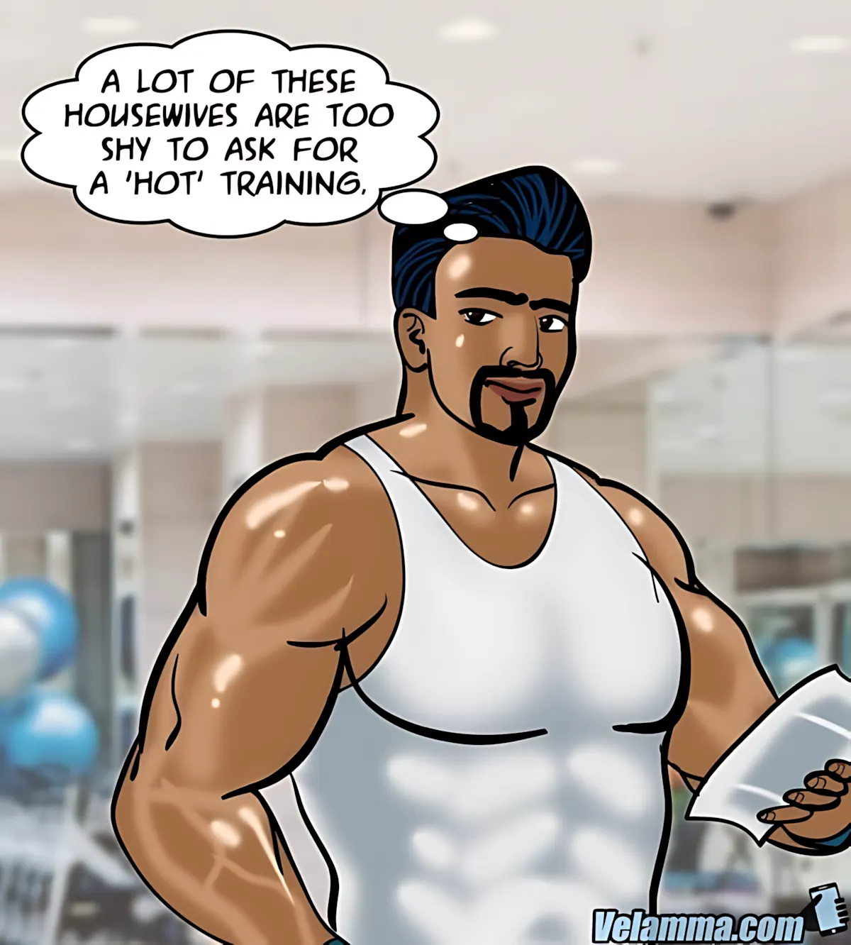 Velamma All Episodes Comics - 75 . Velamma - Episode 75 - Sexercise - Page 104