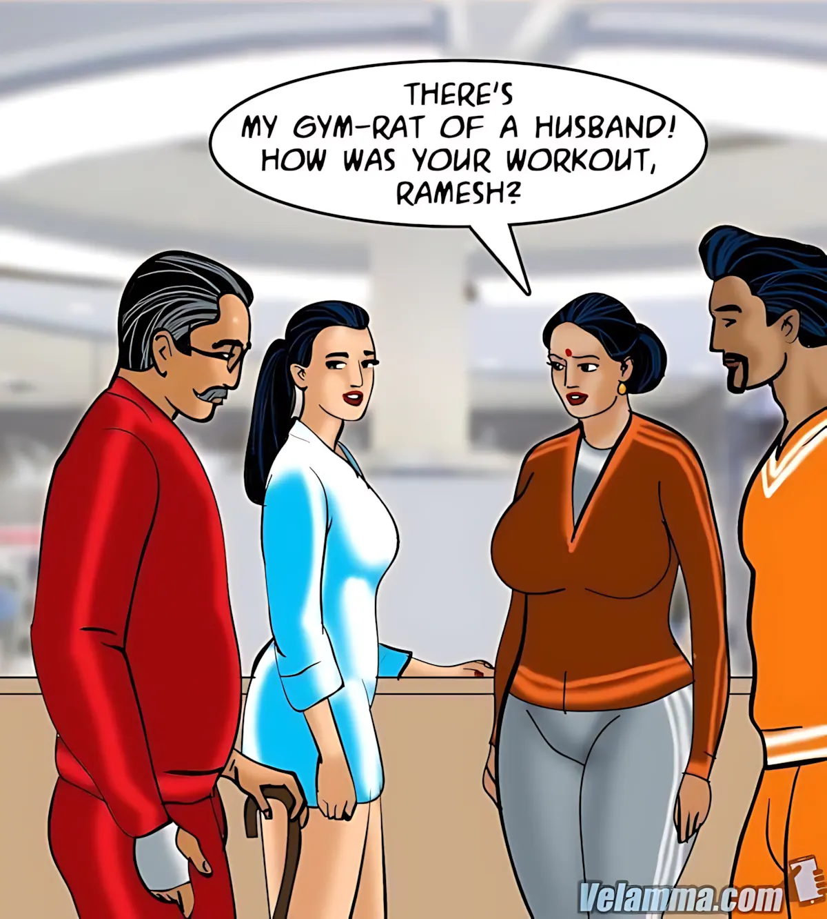 Velamma All Episodes Comics - 75 . Velamma - Episode 75 - Sexercise - Page 167