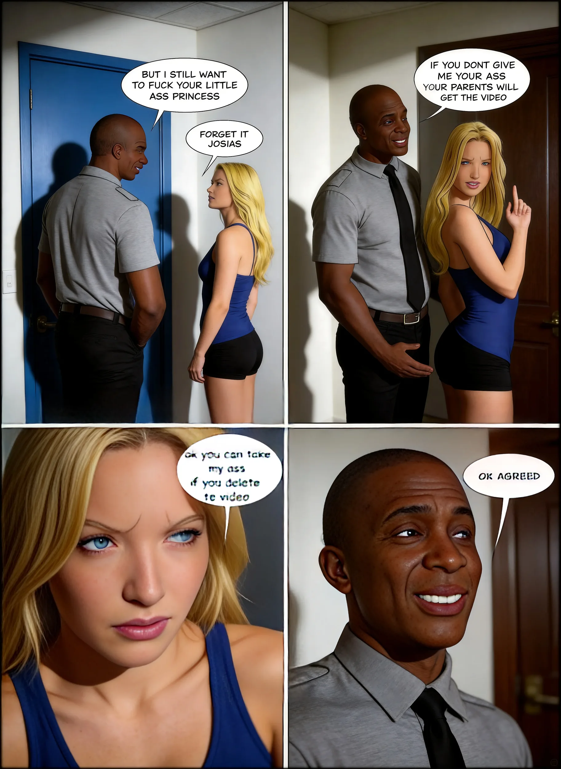 A Patricinha e o Porteiro (AI Remastered) - 4. A Patricinha e o Porteiro - Chapter 4 - Page 3