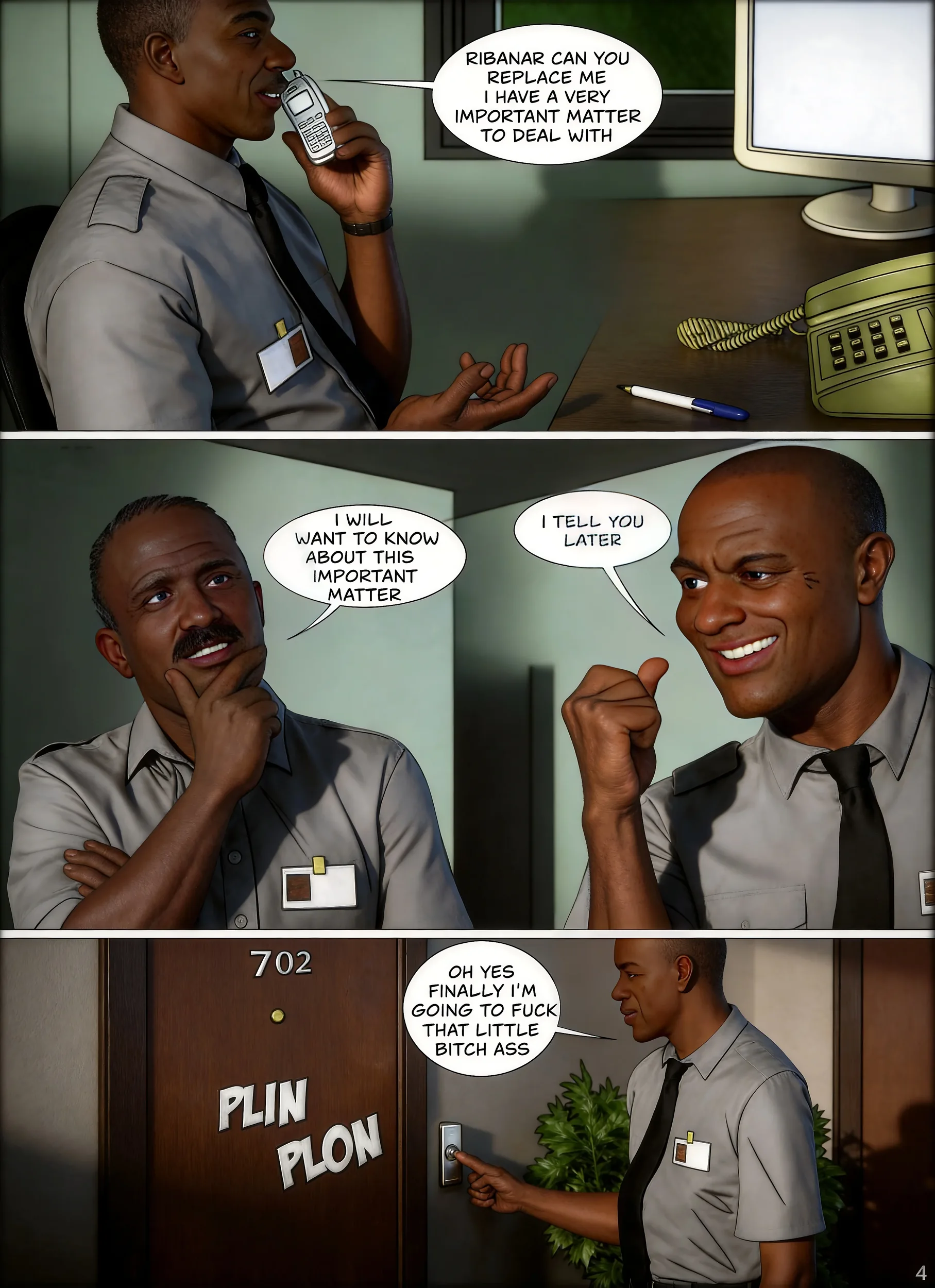 A Patricinha e o Porteiro (AI Remastered) - 4. A Patricinha e o Porteiro - Chapter 4 - Page 5