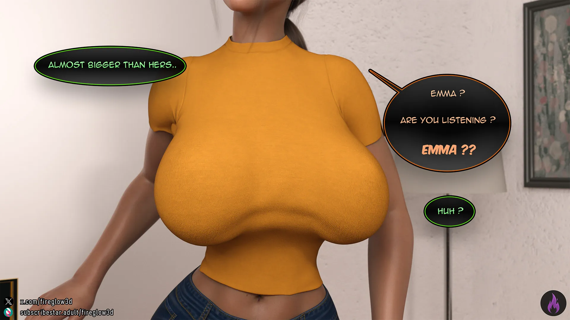 My neighbor didn’t know I’m a futa [Fireglow3D] - 1 . My neighbor didn't know I'm a futa - Chapter 1 - Page 8