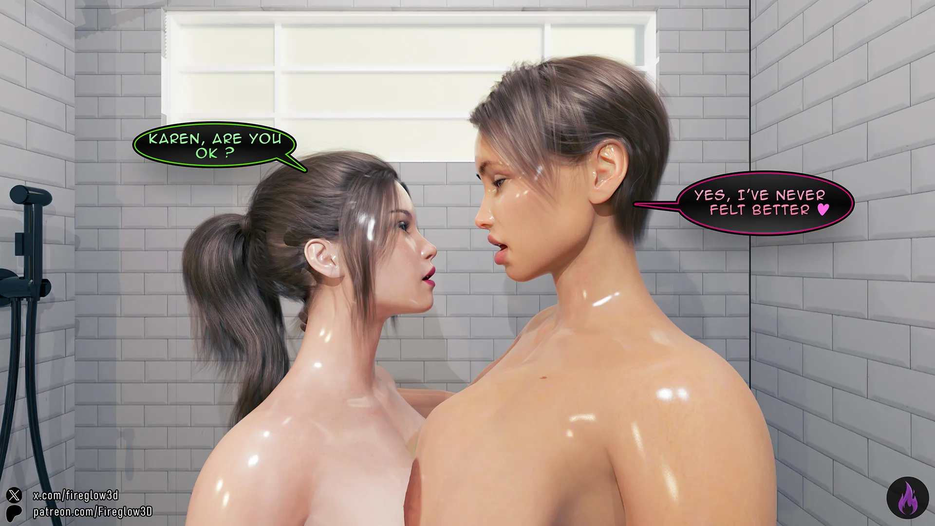 My neighbor didn’t know I’m a futa [Fireglow3D] - 1 . My neighbor didn't know I'm a futa - Chapter 1 - Page 50
