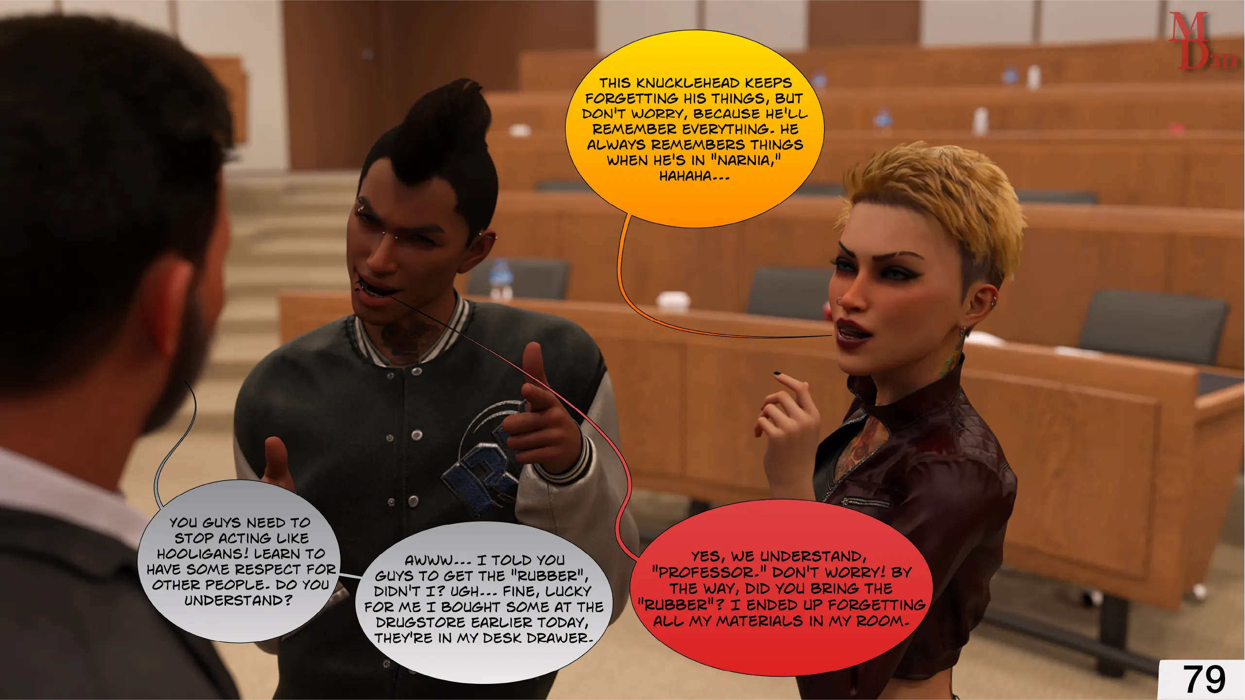 College Times [MagicDragon3D] - 1 . College Times - Chapter 1 - Page 80