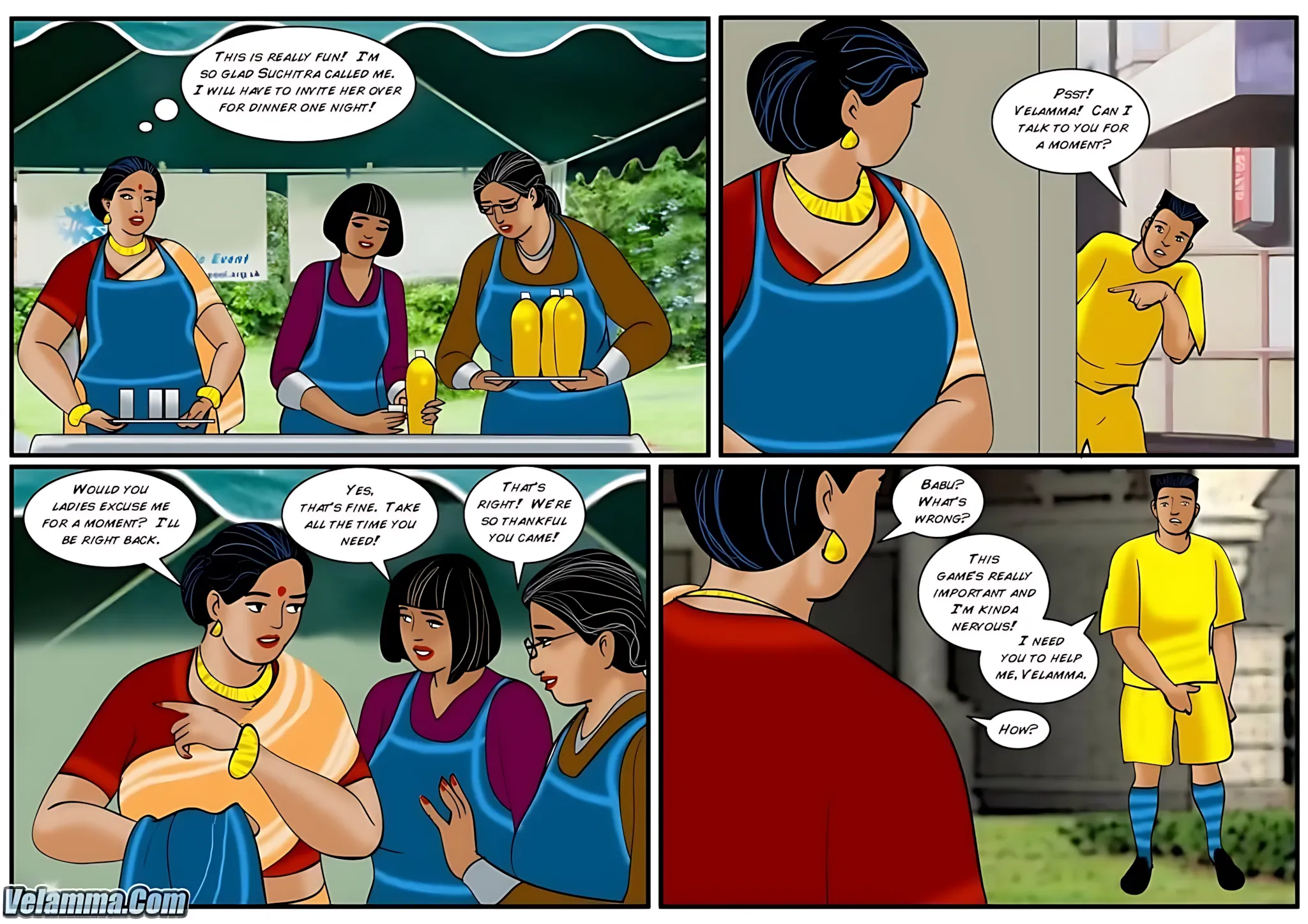 Velamma All Episodes Comics - 32 . Velamma - Episode 32 - The Peacemaker - Page 6