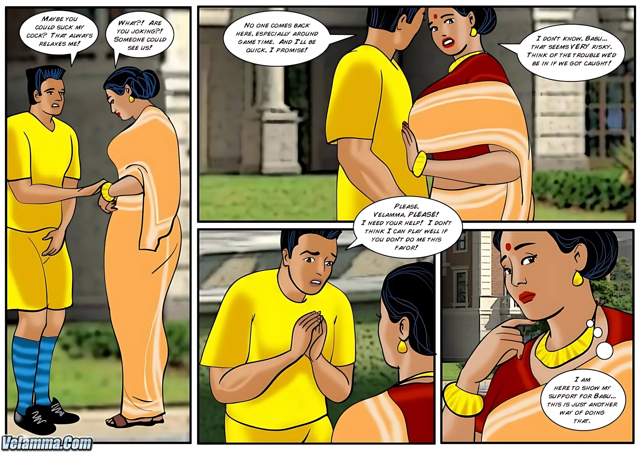 Velamma All Episodes Comics - 32 . Velamma - Episode 32 - The Peacemaker - Page 7