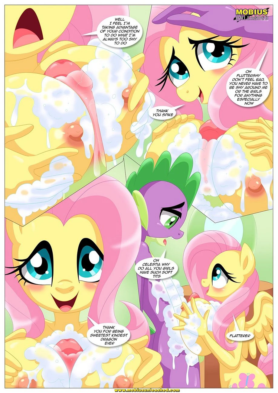 Spike’s Harem (My Little Pony – Friendship Is Magic) [PalComix] - 5 . The Secret Ingredient Is Fluttershy... Fluttershy - Chapter 5 (My Little Pony - Friendship Is Magic) [PalComix] - Page 34
