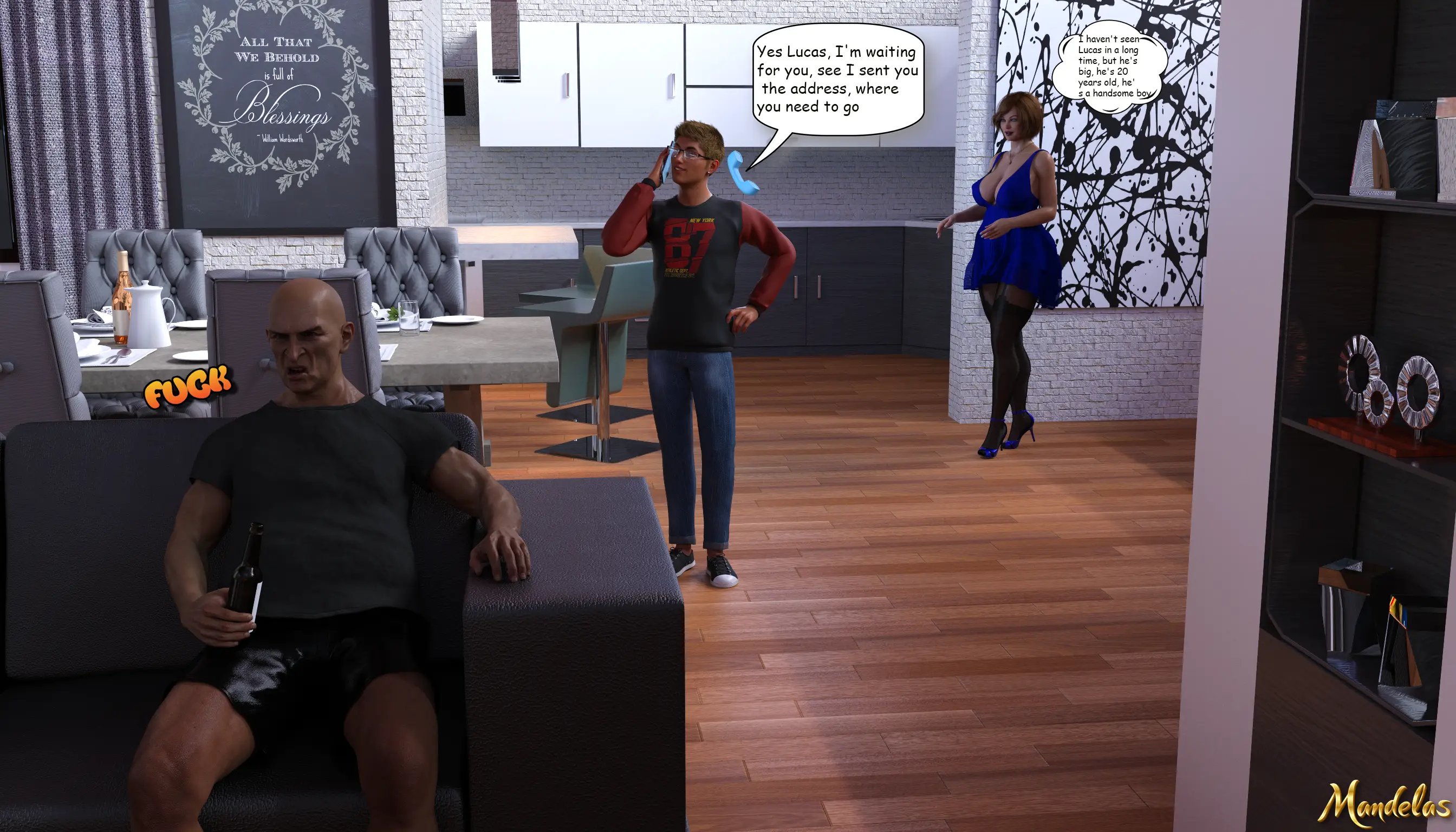 Lady Melinda – The Guest [Mandelas] - 1 . Lady Melinda - The Guest - Chapter 1 - Page 2