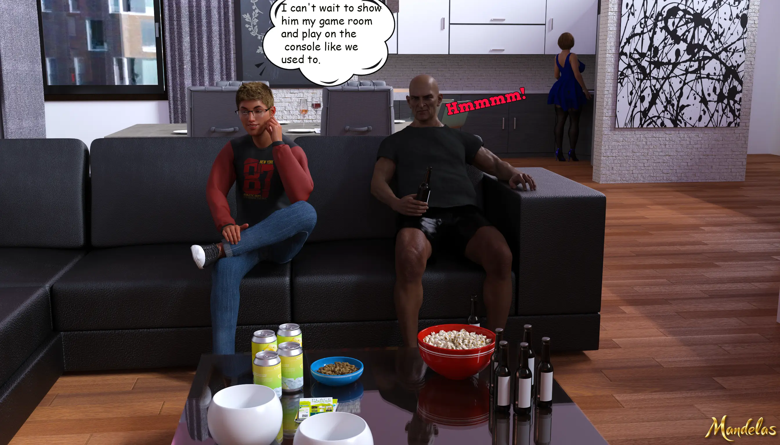 Lady Melinda – The Guest [Mandelas] - 1 . Lady Melinda - The Guest - Chapter 1 - Page 6