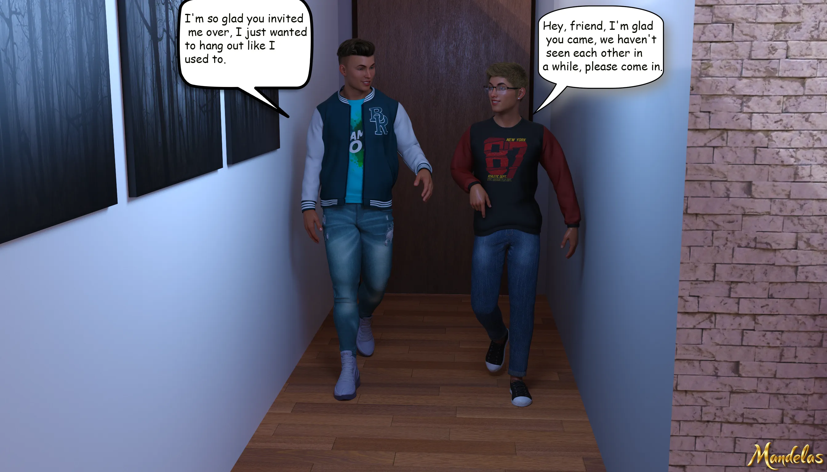 Lady Melinda – The Guest [Mandelas] - 1 . Lady Melinda - The Guest - Chapter 1 - Page 9