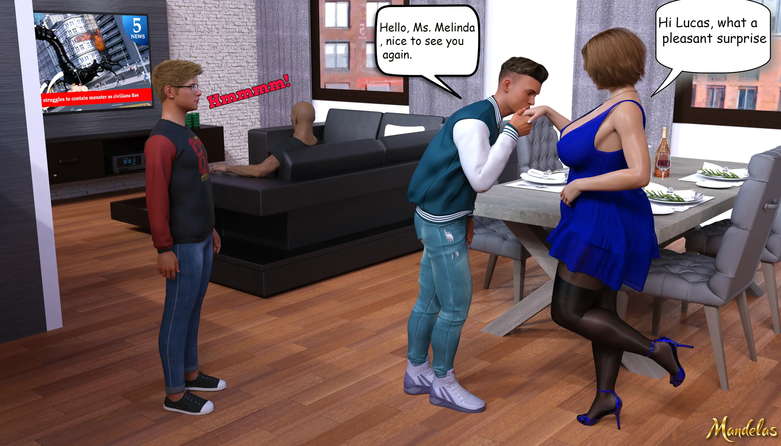 Lady Melinda – The Guest [Mandelas] - 1 . Lady Melinda - The Guest - Chapter 1 - Page 14