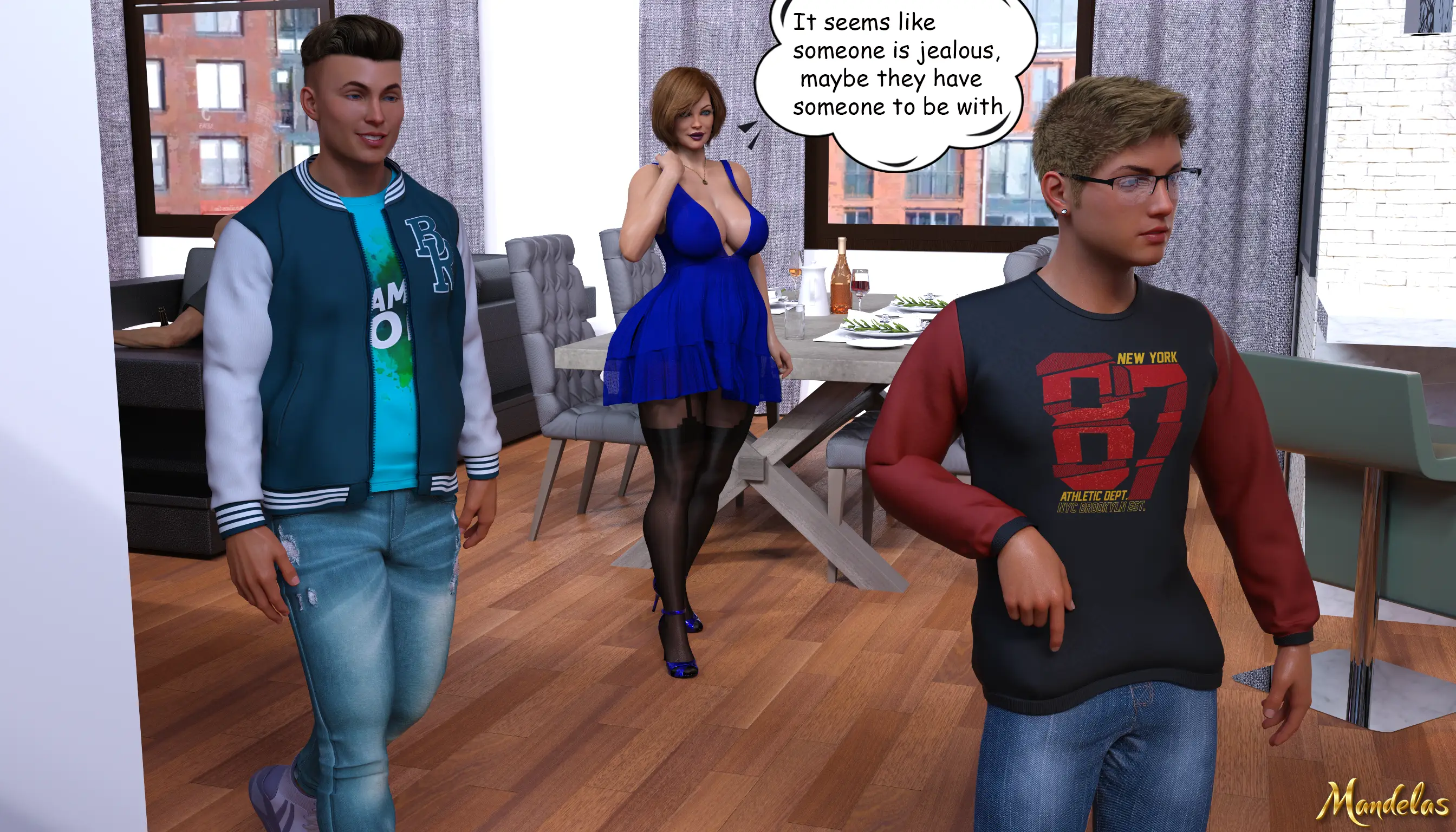 Lady Melinda – The Guest [Mandelas] - 1 . Lady Melinda - The Guest - Chapter 1 - Page 21