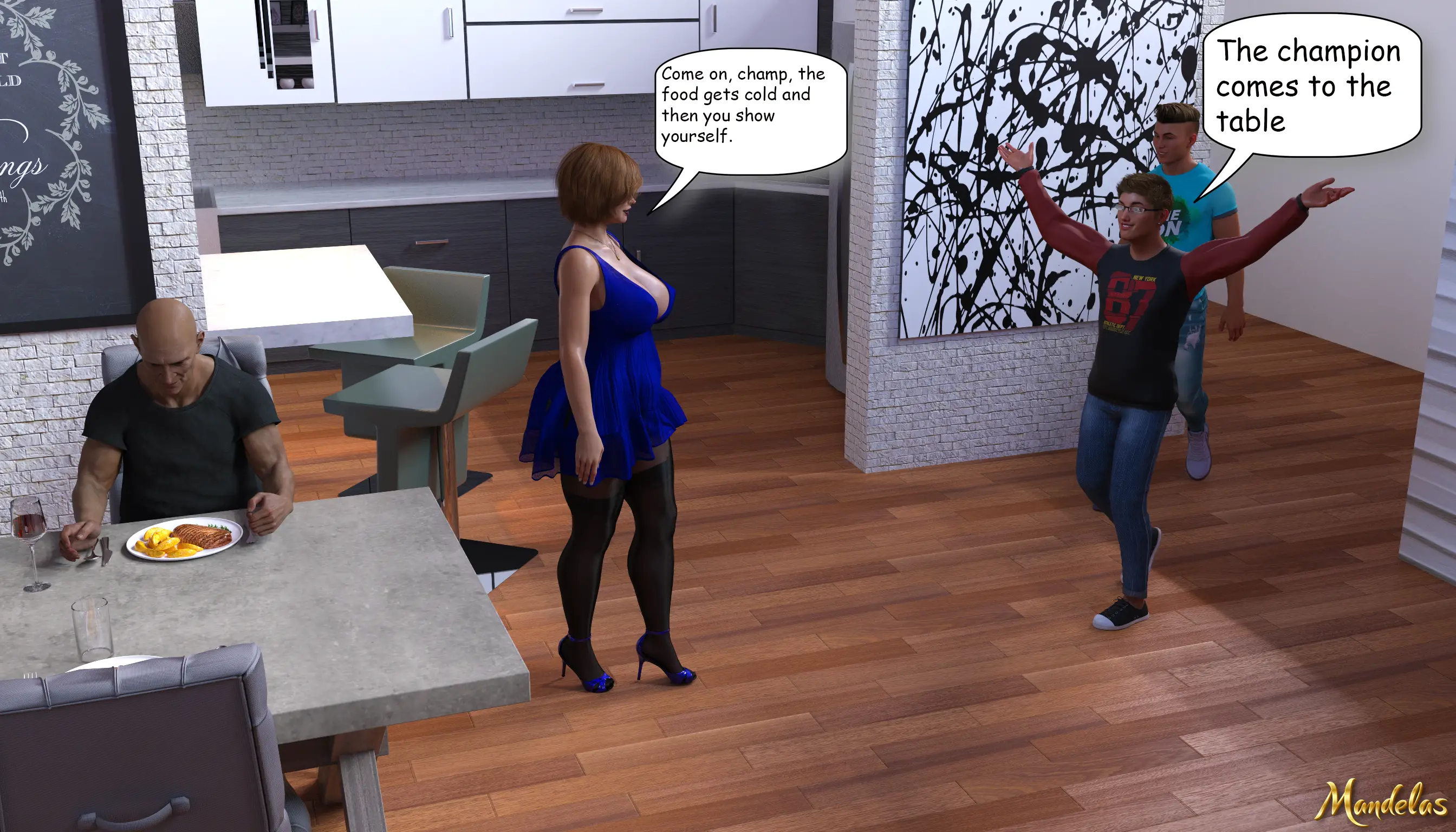Lady Melinda – The Guest [Mandelas] - 1 . Lady Melinda - The Guest - Chapter 1 - Page 37