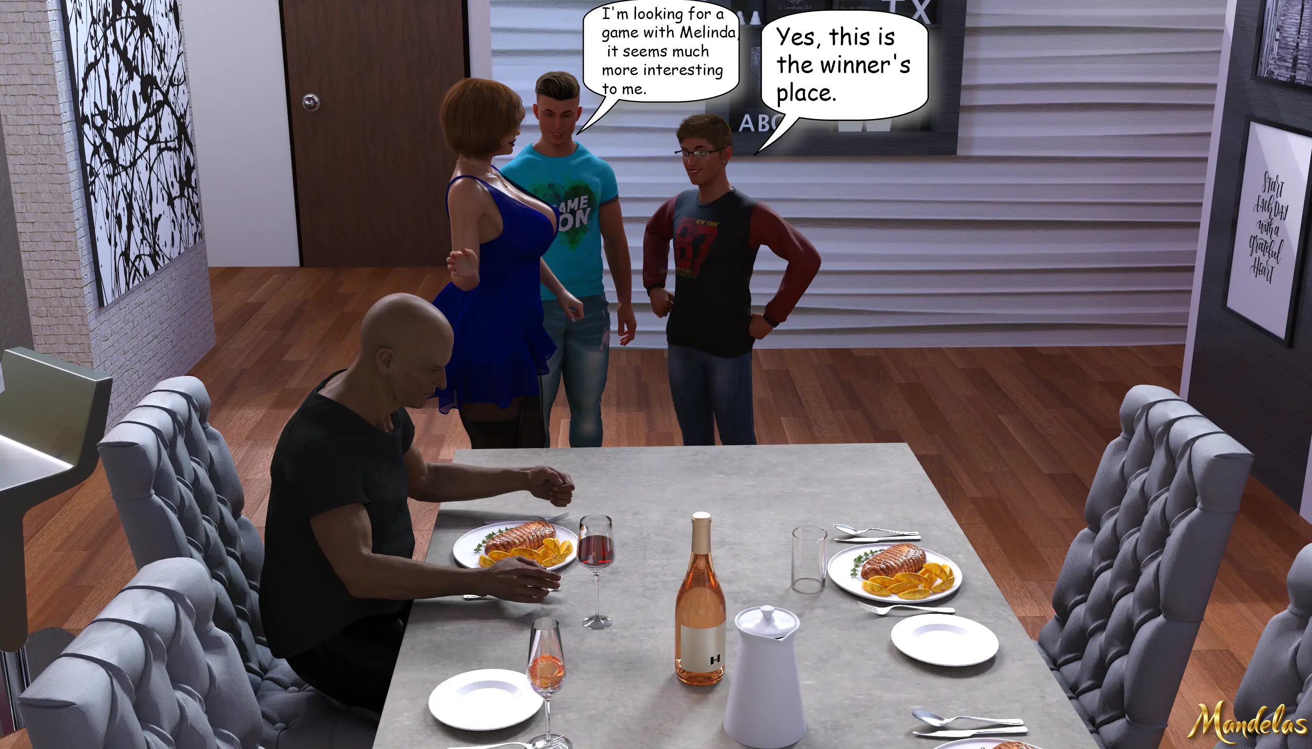 Lady Melinda – The Guest [Mandelas] - 1 . Lady Melinda - The Guest - Chapter 1 - Page 39