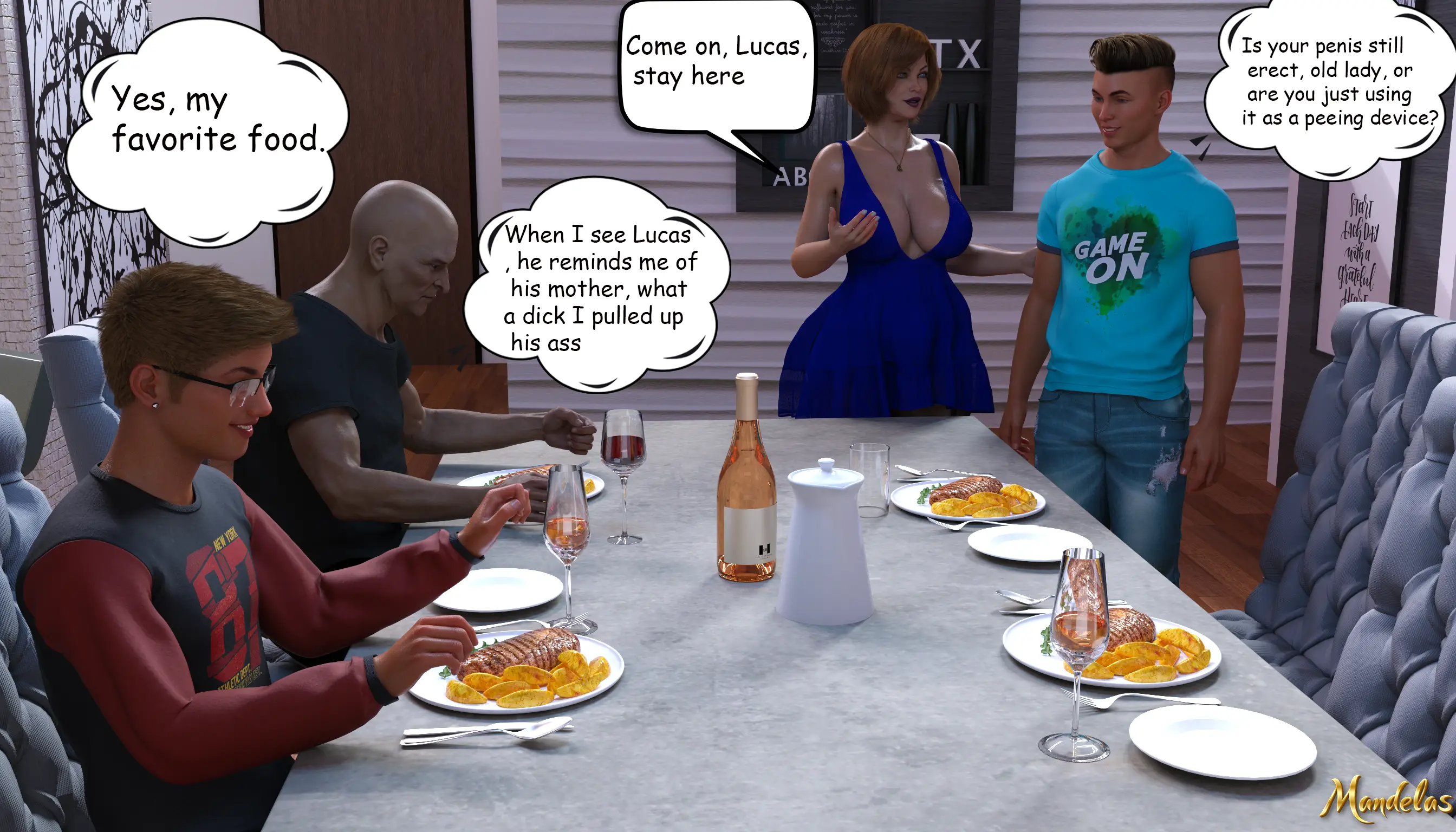 Lady Melinda – The Guest [Mandelas] - 1 . Lady Melinda - The Guest - Chapter 1 - Page 40