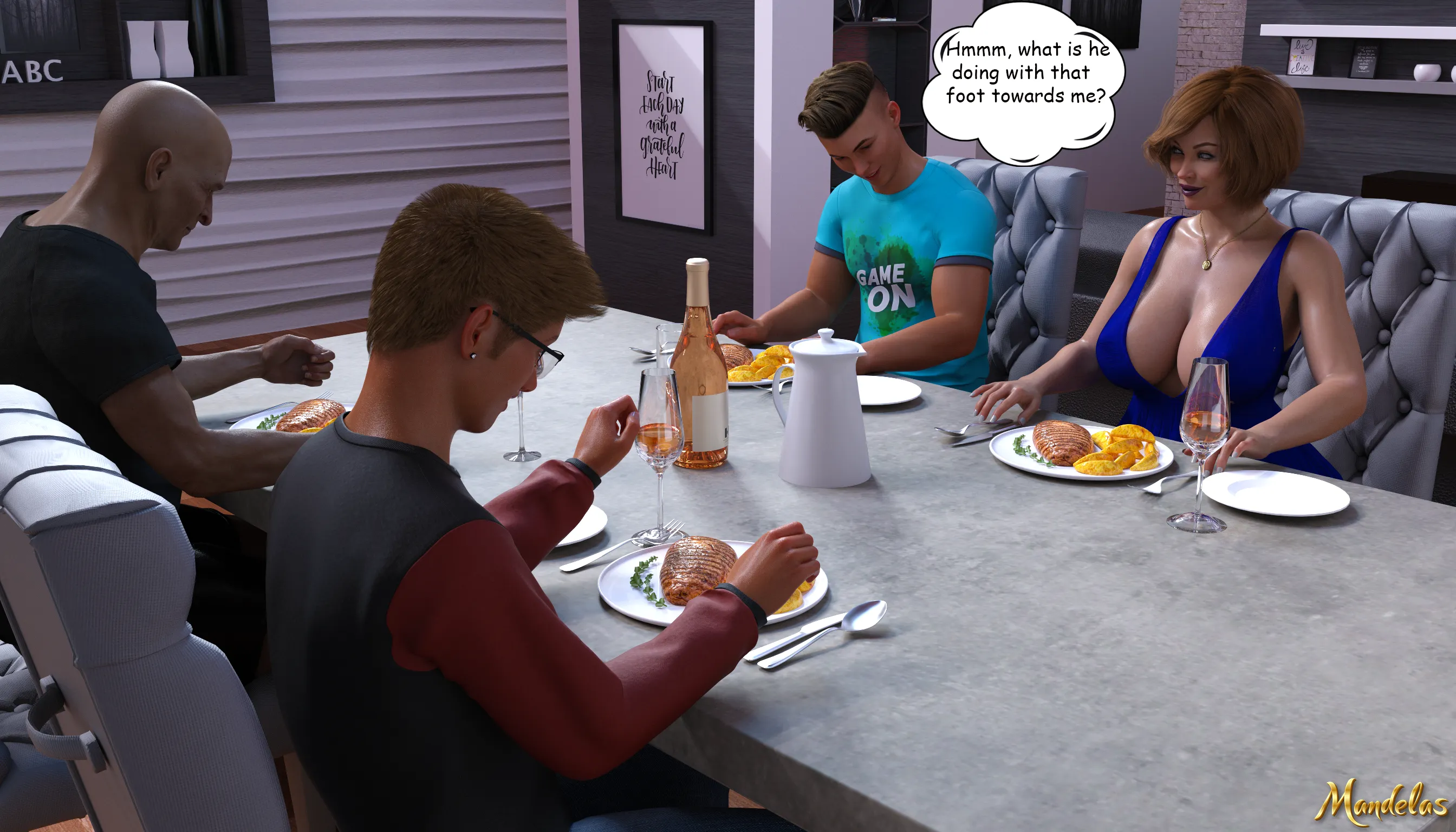 Lady Melinda – The Guest [Mandelas] - 1 . Lady Melinda - The Guest - Chapter 1 - Page 45