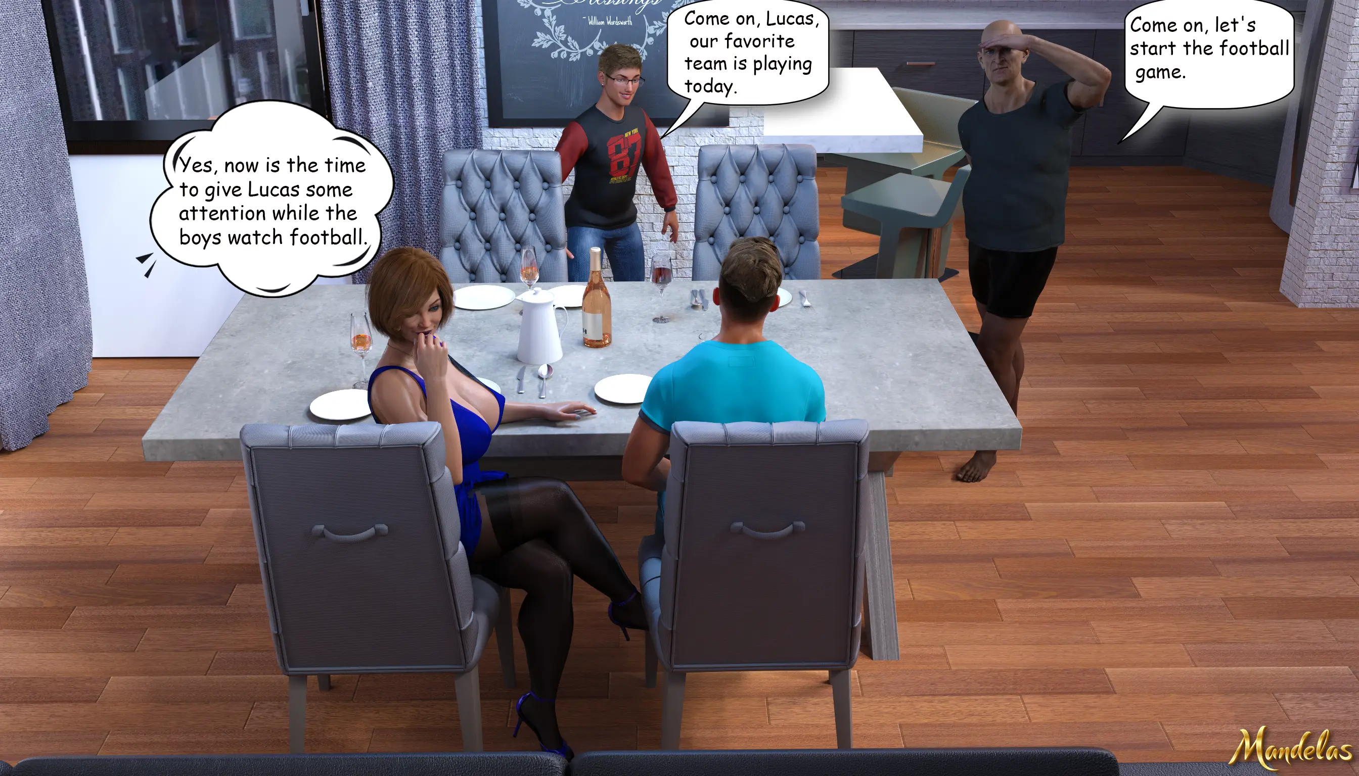 Lady Melinda – The Guest [Mandelas] - 1 . Lady Melinda - The Guest - Chapter 1 - Page 52