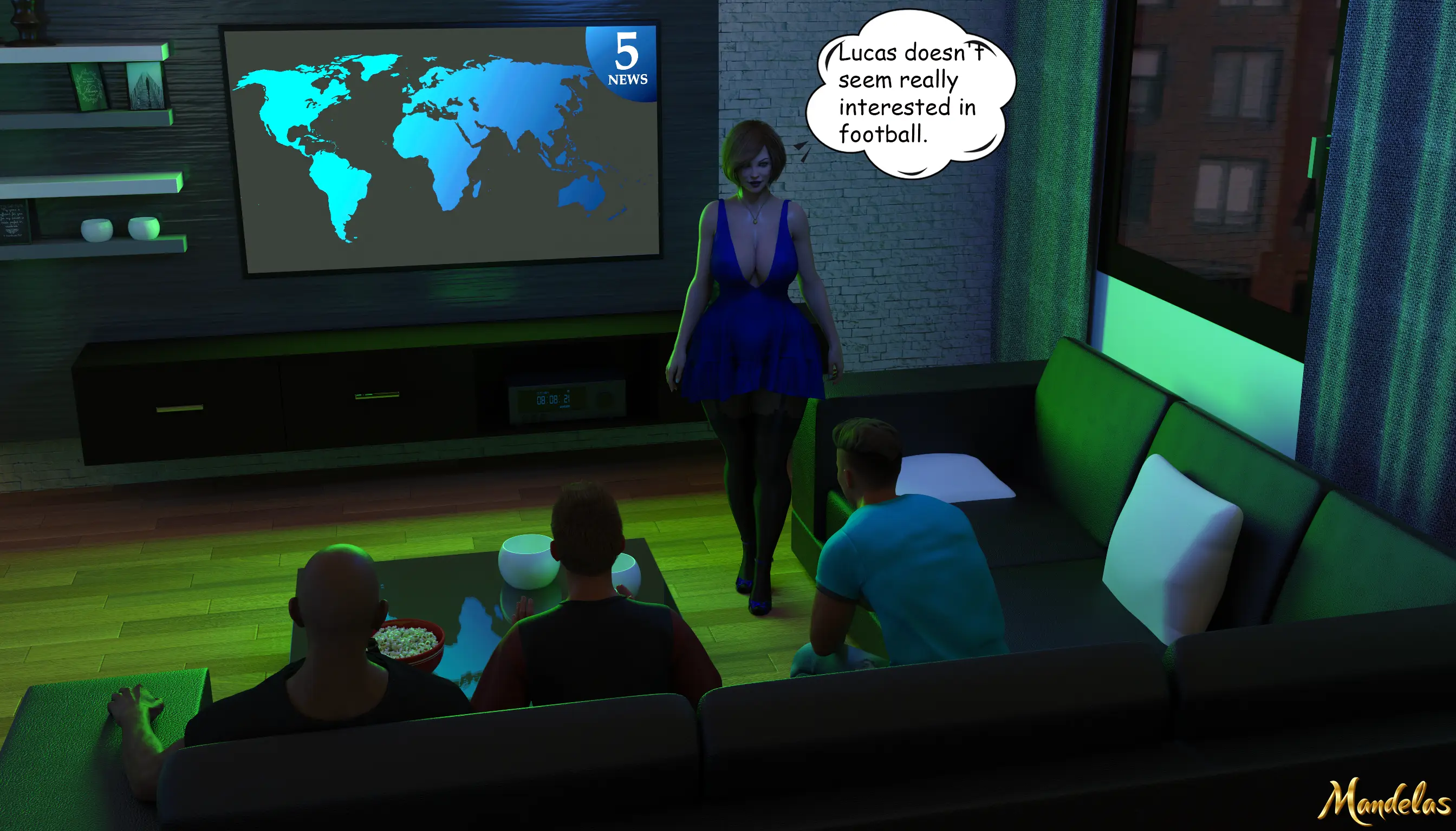 Lady Melinda – The Guest [Mandelas] - 1 . Lady Melinda - The Guest - Chapter 1 - Page 56