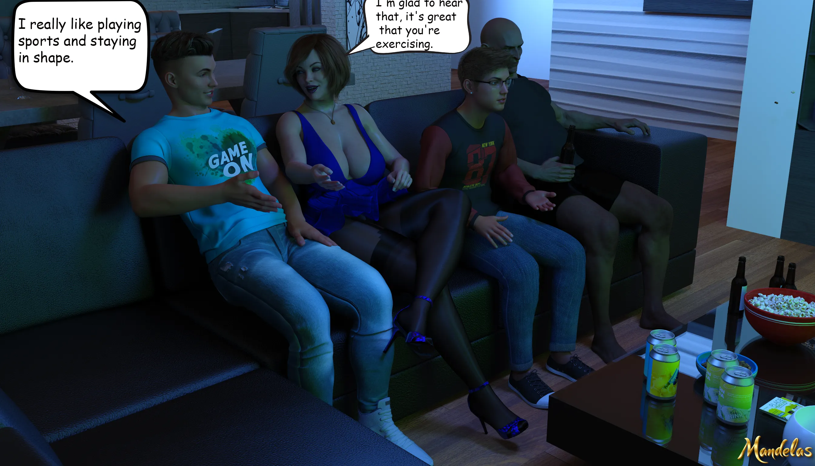 Lady Melinda – The Guest [Mandelas] - 1 . Lady Melinda - The Guest - Chapter 1 - Page 62