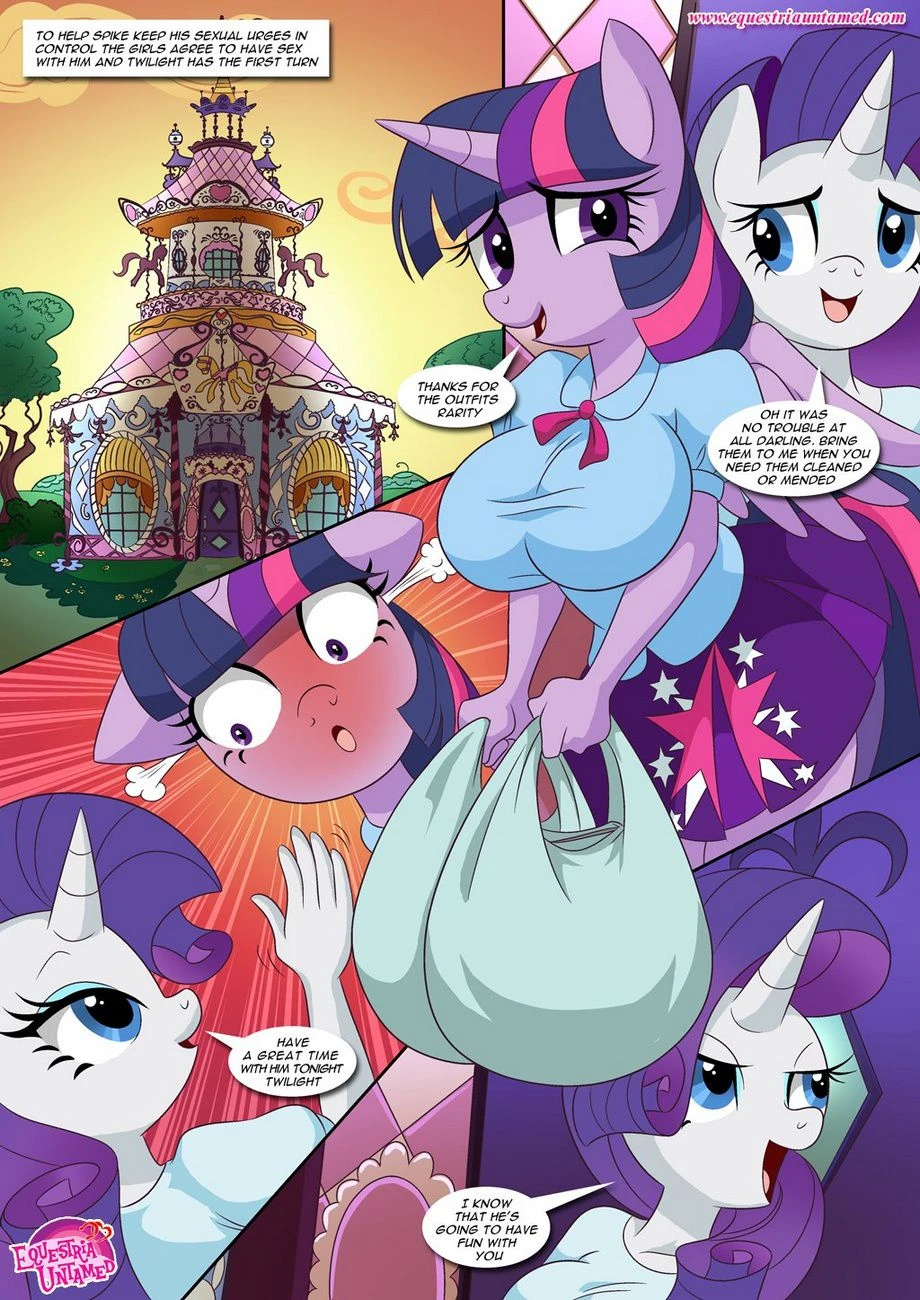 Spike’s Harem (My Little Pony – Friendship Is Magic) [PalComix] - 2 . Sex Ed With Miss Twilight Sparkle - Chapter 2 (My Little Pony - Friendship Is Magic) [PalComix] - Page 2