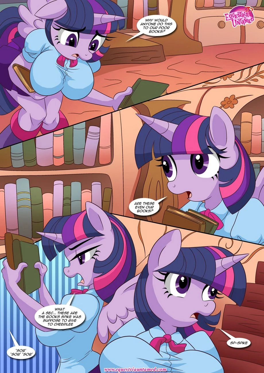 Spike’s Harem (My Little Pony – Friendship Is Magic) [PalComix] - 2 . Sex Ed With Miss Twilight Sparkle - Chapter 2 (My Little Pony - Friendship Is Magic) [PalComix] - Page 4
