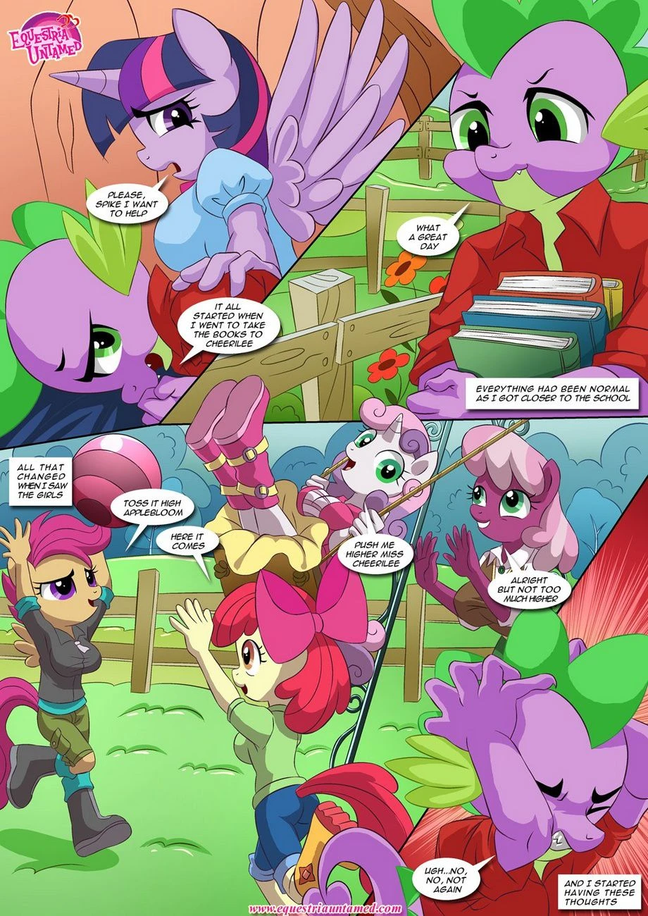 Spike’s Harem (My Little Pony – Friendship Is Magic) [PalComix] - 2 . Sex Ed With Miss Twilight Sparkle - Chapter 2 (My Little Pony - Friendship Is Magic) [PalComix] - Page 6