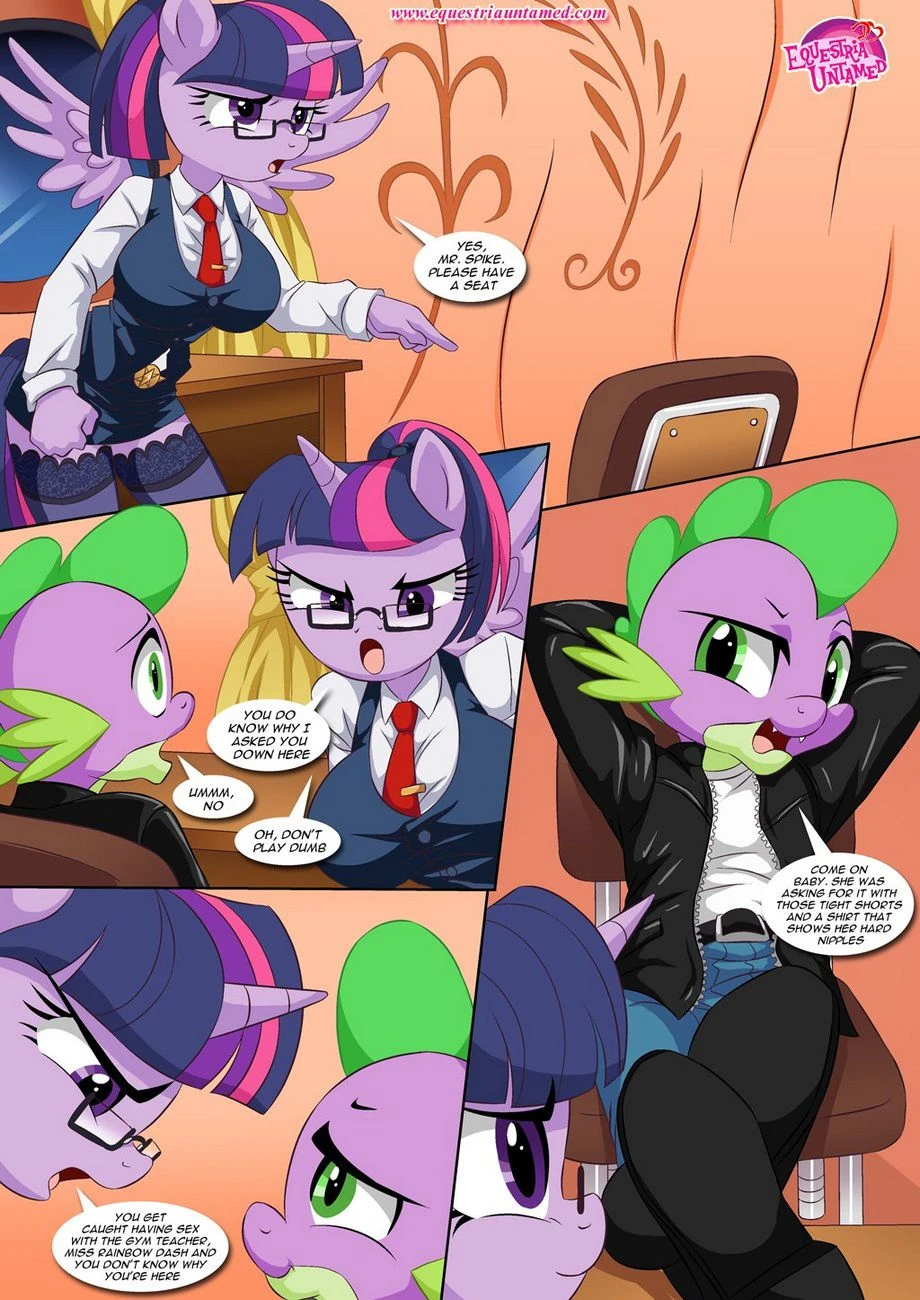 Spike’s Harem (My Little Pony – Friendship Is Magic) [PalComix] - 2 . Sex Ed With Miss Twilight Sparkle - Chapter 2 (My Little Pony - Friendship Is Magic) [PalComix] - Page 17