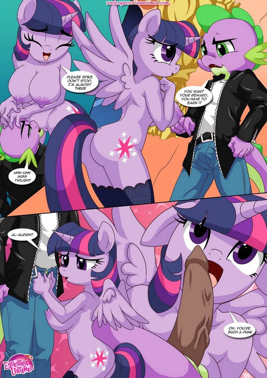 Spike’s Harem (My Little Pony – Friendship Is Magic) [PalComix] - 2 . Sex Ed With Miss Twilight Sparkle - Chapter 2 (My Little Pony - Friendship Is Magic) [PalComix] - Page 24