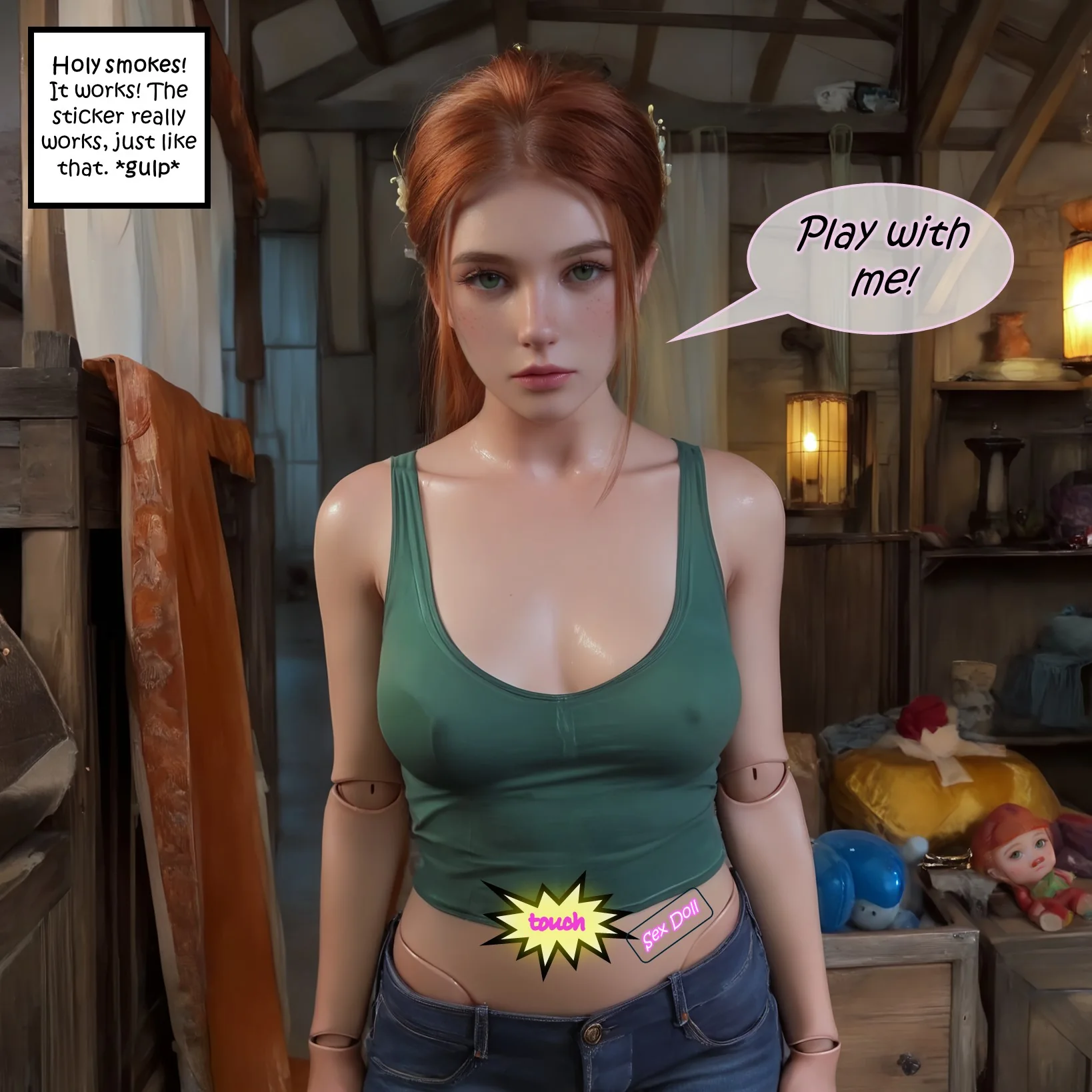 Sex Doll – Sticker Box – AI Gen [Hexxet] - 1. Sex Doll - Sticker Box  Part 1 - Page 35