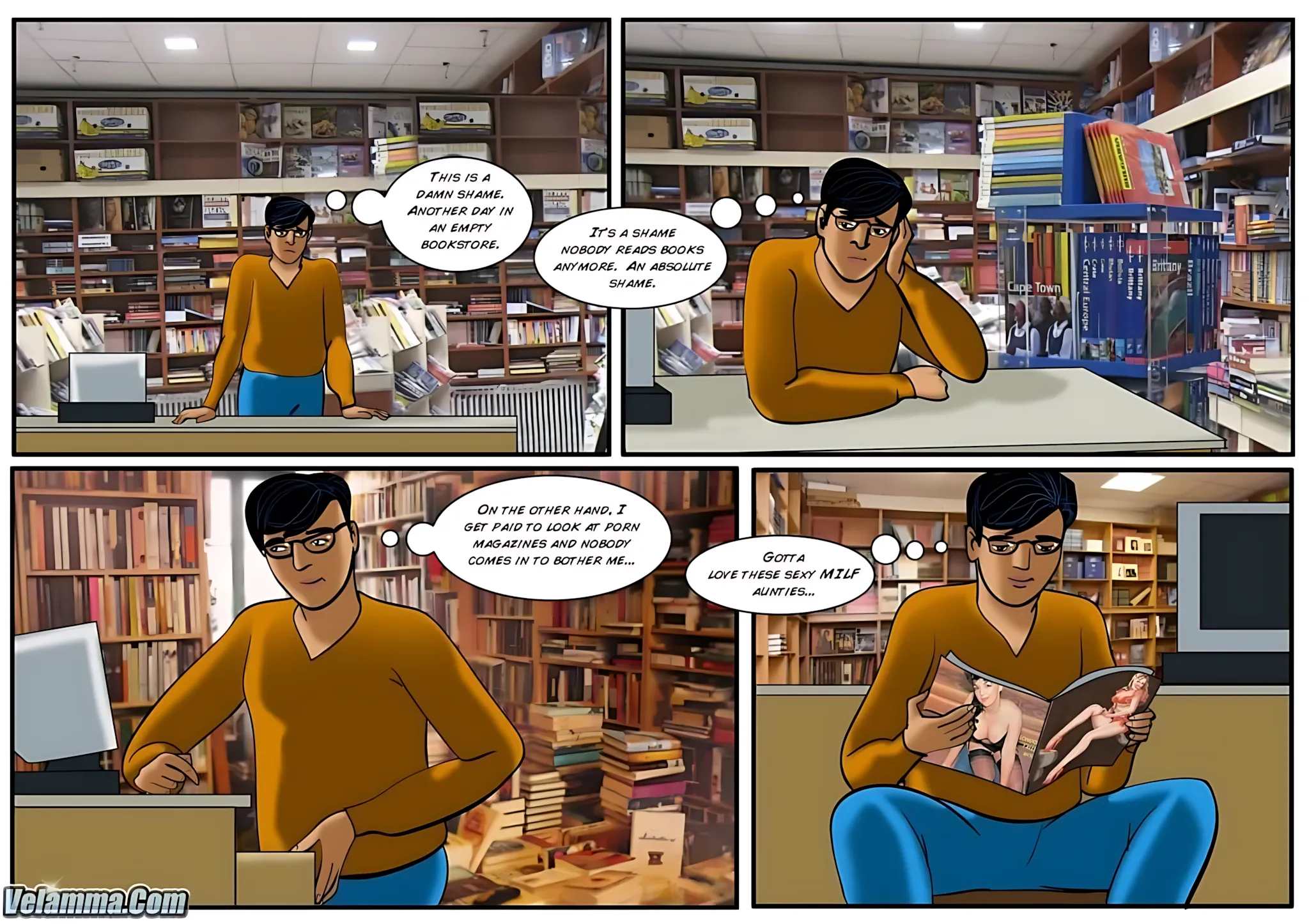 Velamma All Episodes Comics - 29 . Velamma - Episode 29 - Between The Pages - Page 2