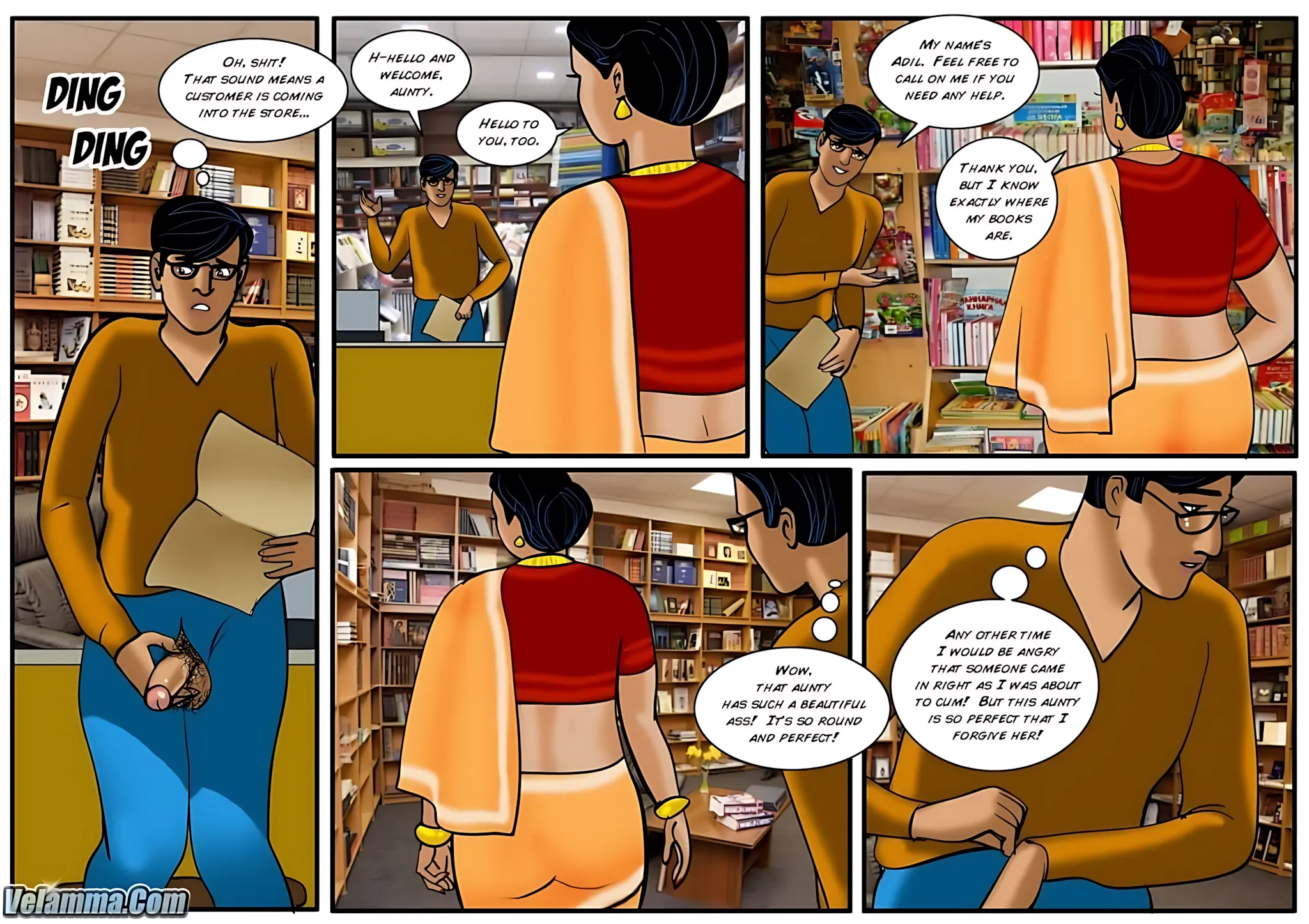 Velamma All Episodes Comics - 29 . Velamma - Episode 29 - Between The Pages - Page 5