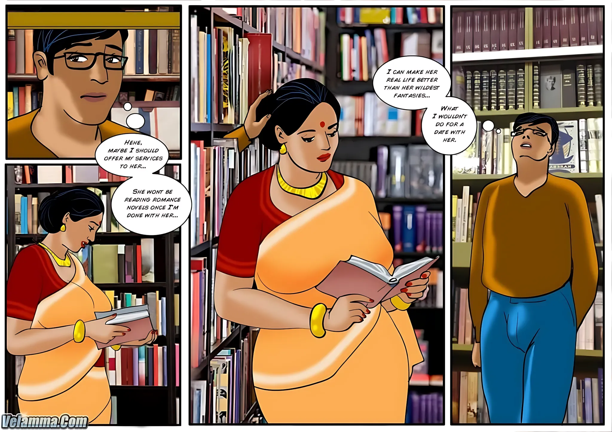 Velamma All Episodes Comics - 29 . Velamma - Episode 29 - Between The Pages - Page 9