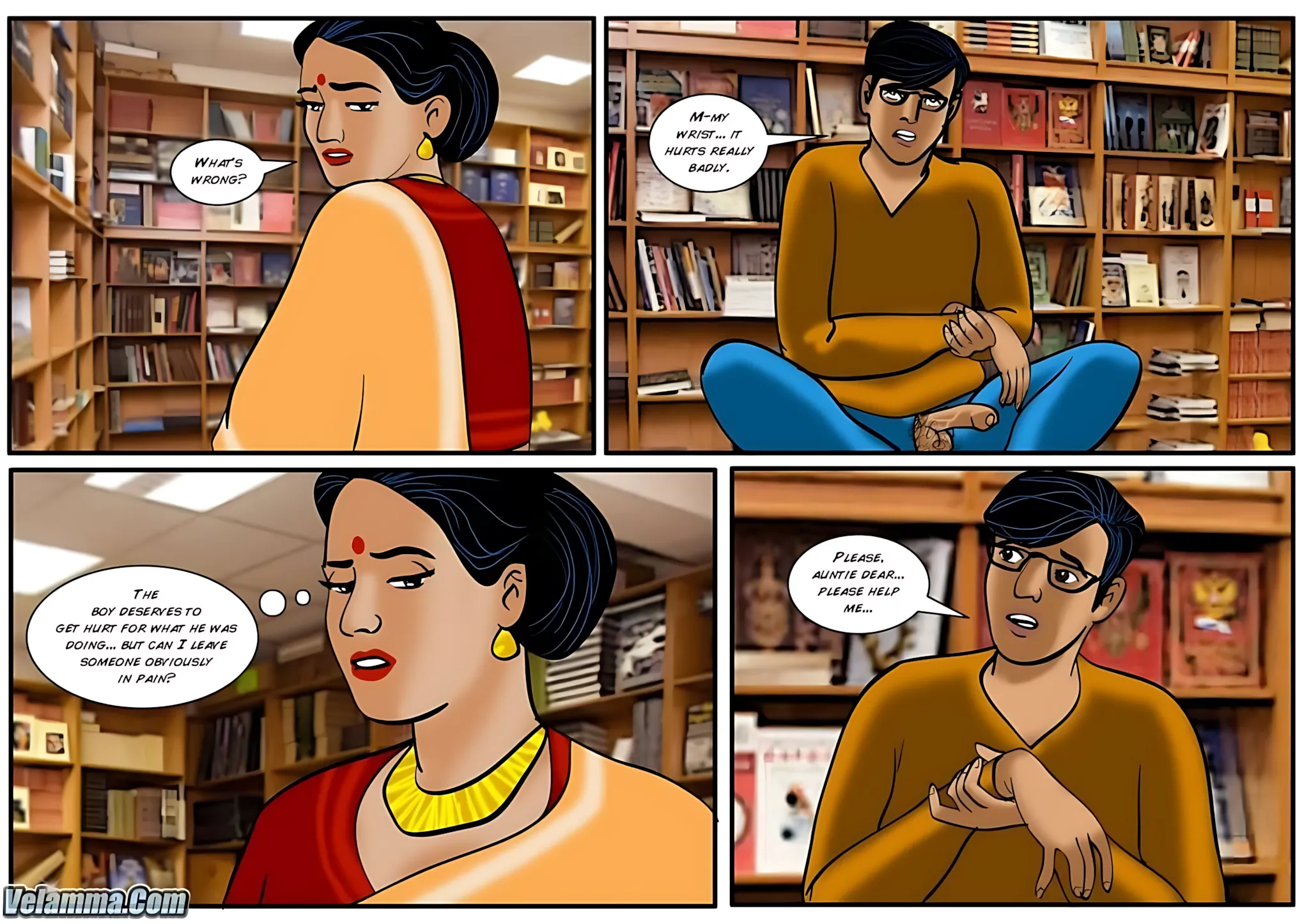Velamma All Episodes Comics - 29 . Velamma - Episode 29 - Between The Pages - Page 14