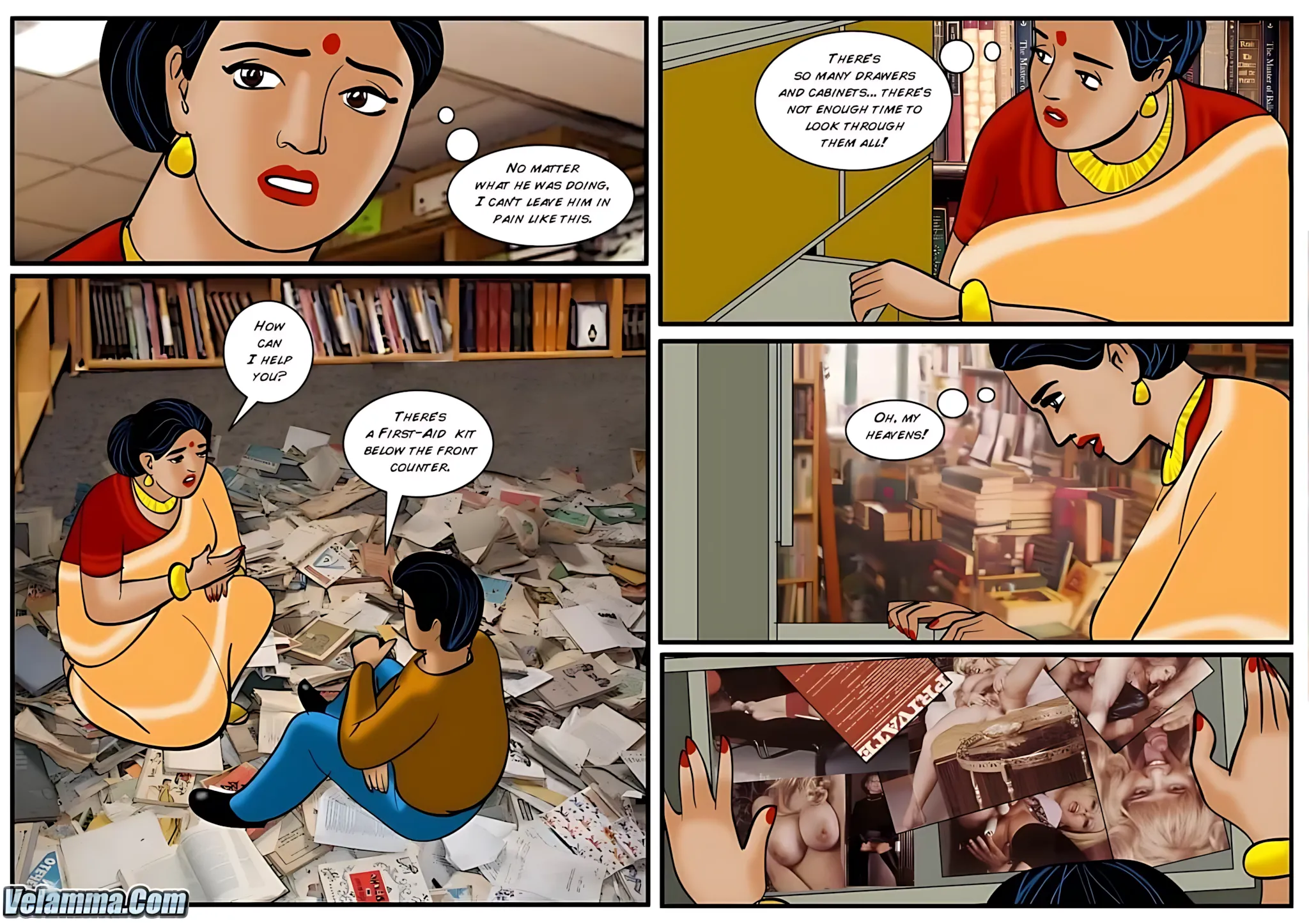 Velamma All Episodes Comics - 29 . Velamma - Episode 29 - Between The Pages - Page 15