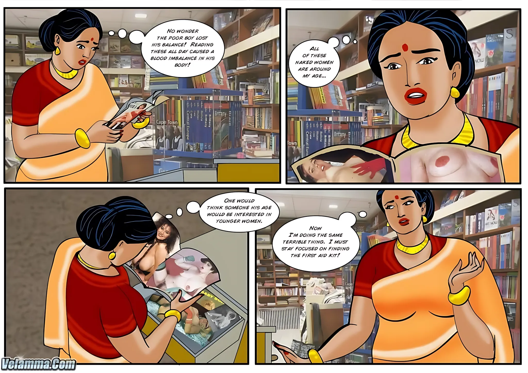 Velamma All Episodes Comics - 29 . Velamma - Episode 29 - Between The Pages - Page 16