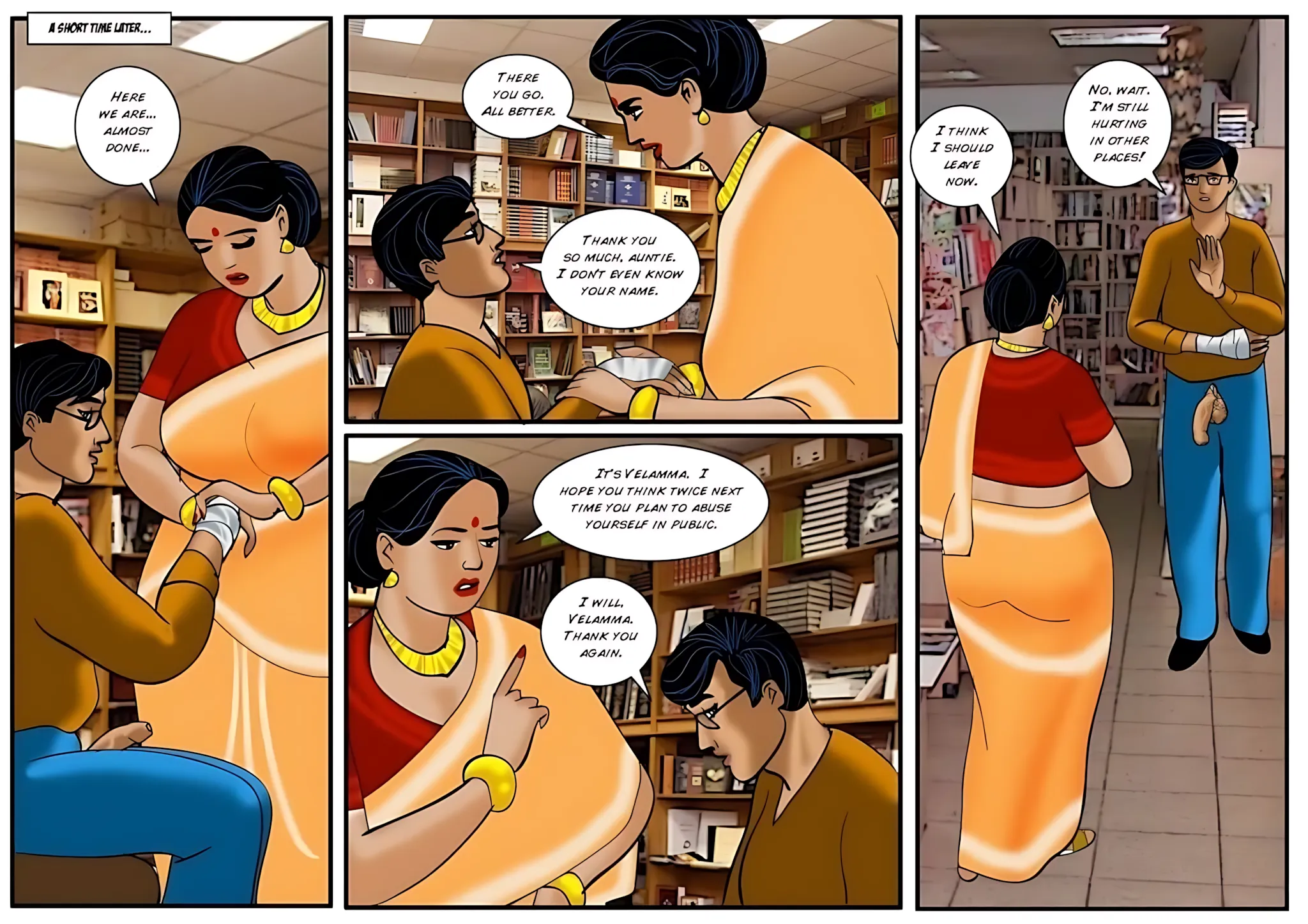 Velamma All Episodes Comics - 29 . Velamma - Episode 29 - Between The Pages - Page 18