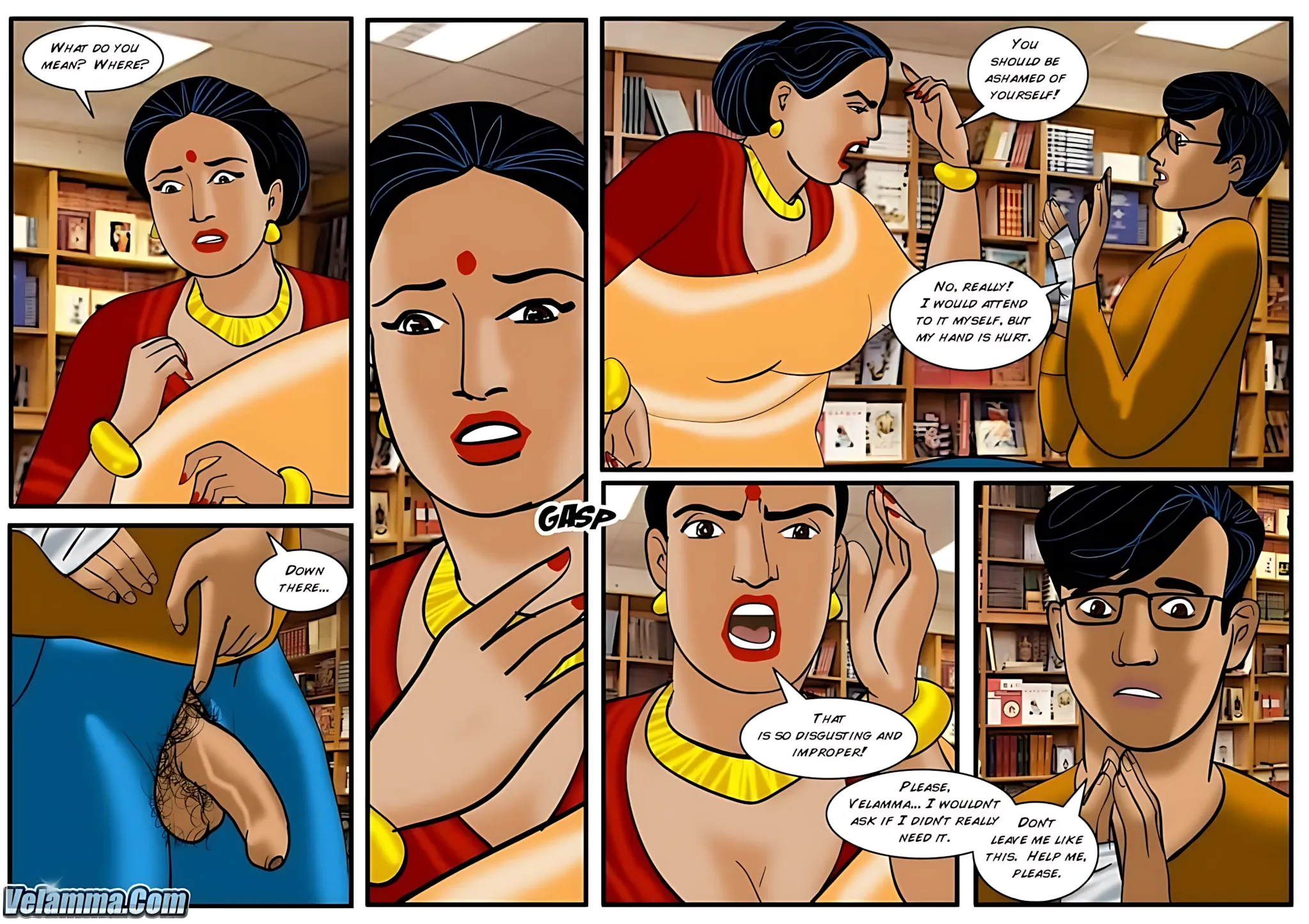 Velamma All Episodes Comics - 29 . Velamma - Episode 29 - Between The Pages - Page 19