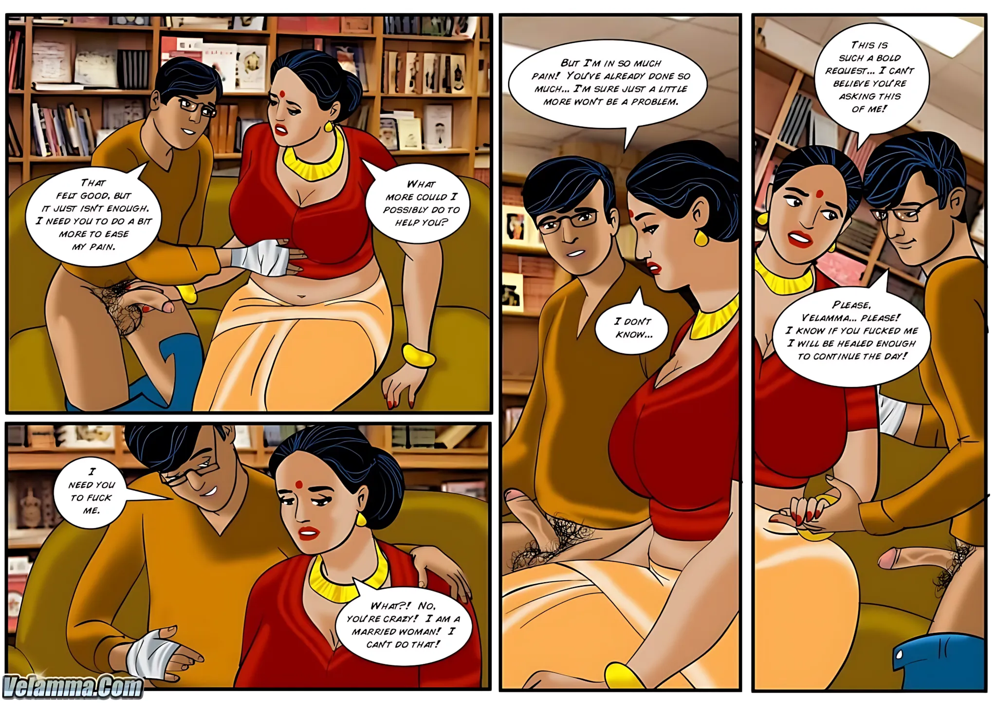 Velamma All Episodes Comics - 29 . Velamma - Episode 29 - Between The Pages - Page 25