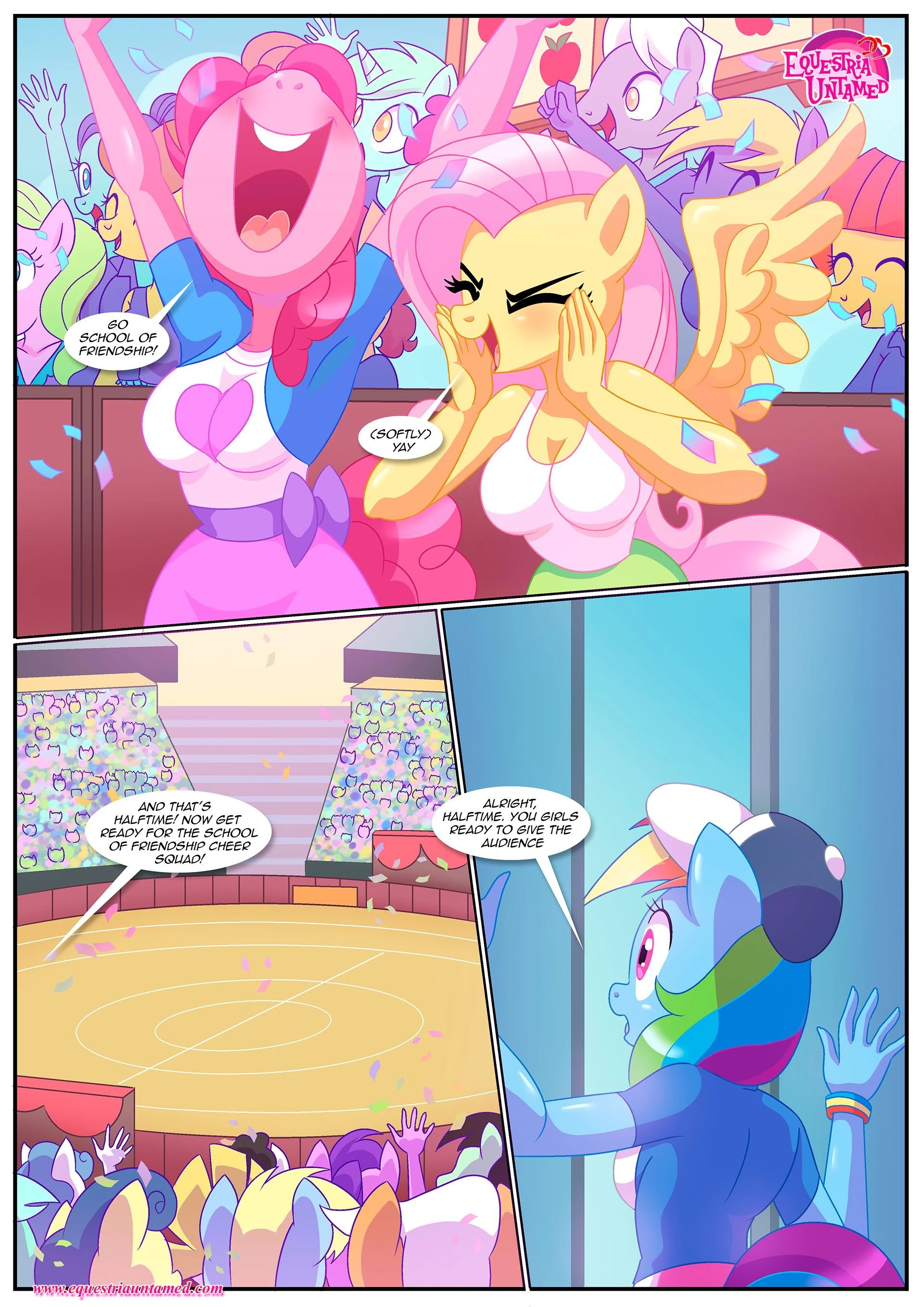 Extra Cheer Practice (My Little Pony: Friendship Magic) [Palcomix] - 1 . Extra Cheer Practice - (My Little Pony: Friendship Magic) [Palcomix] - Page 2